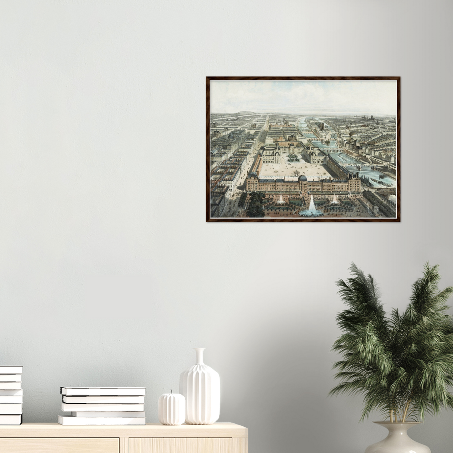 Historische Ansicht Paris um 1860