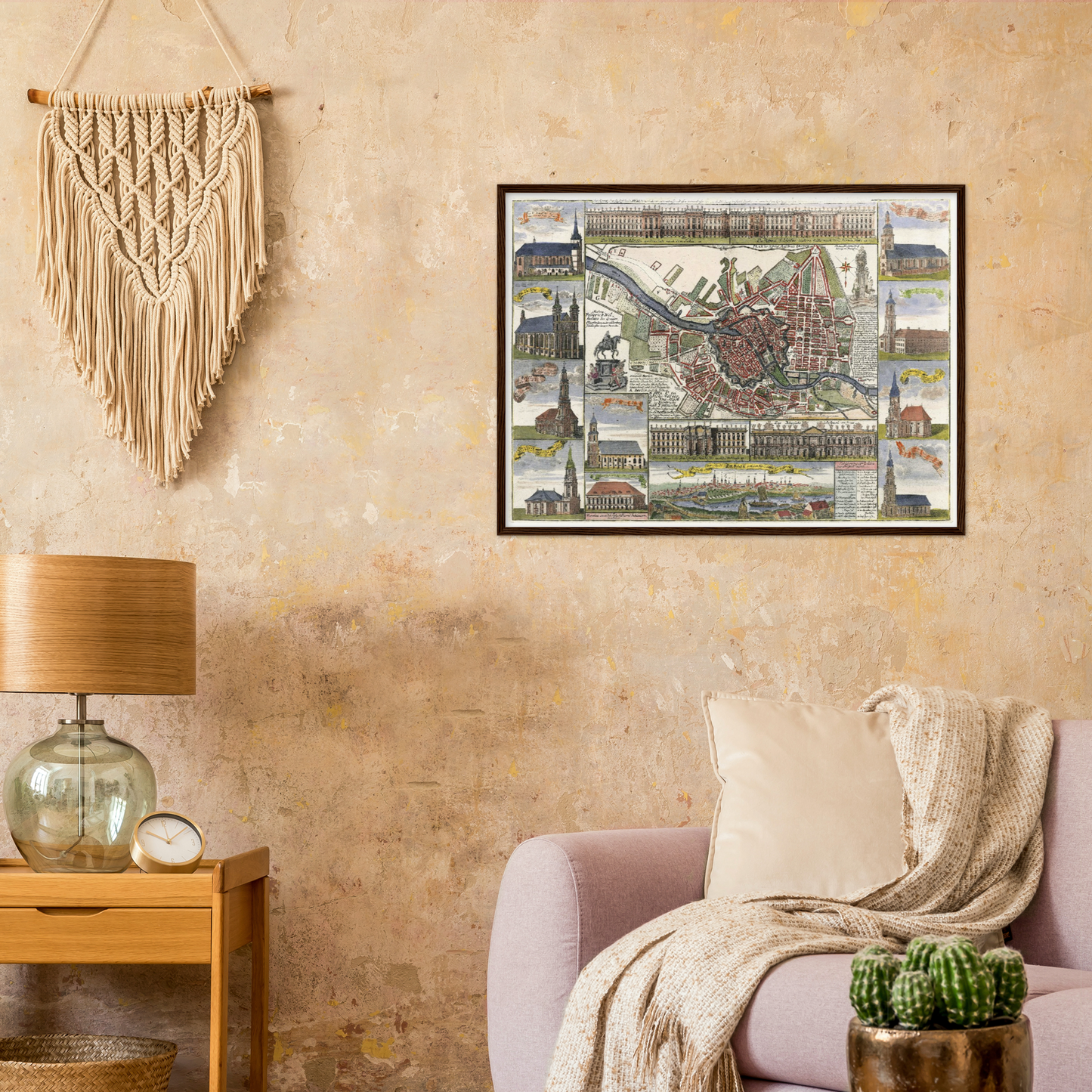 Historical city map Test product horizontal 3 sizes