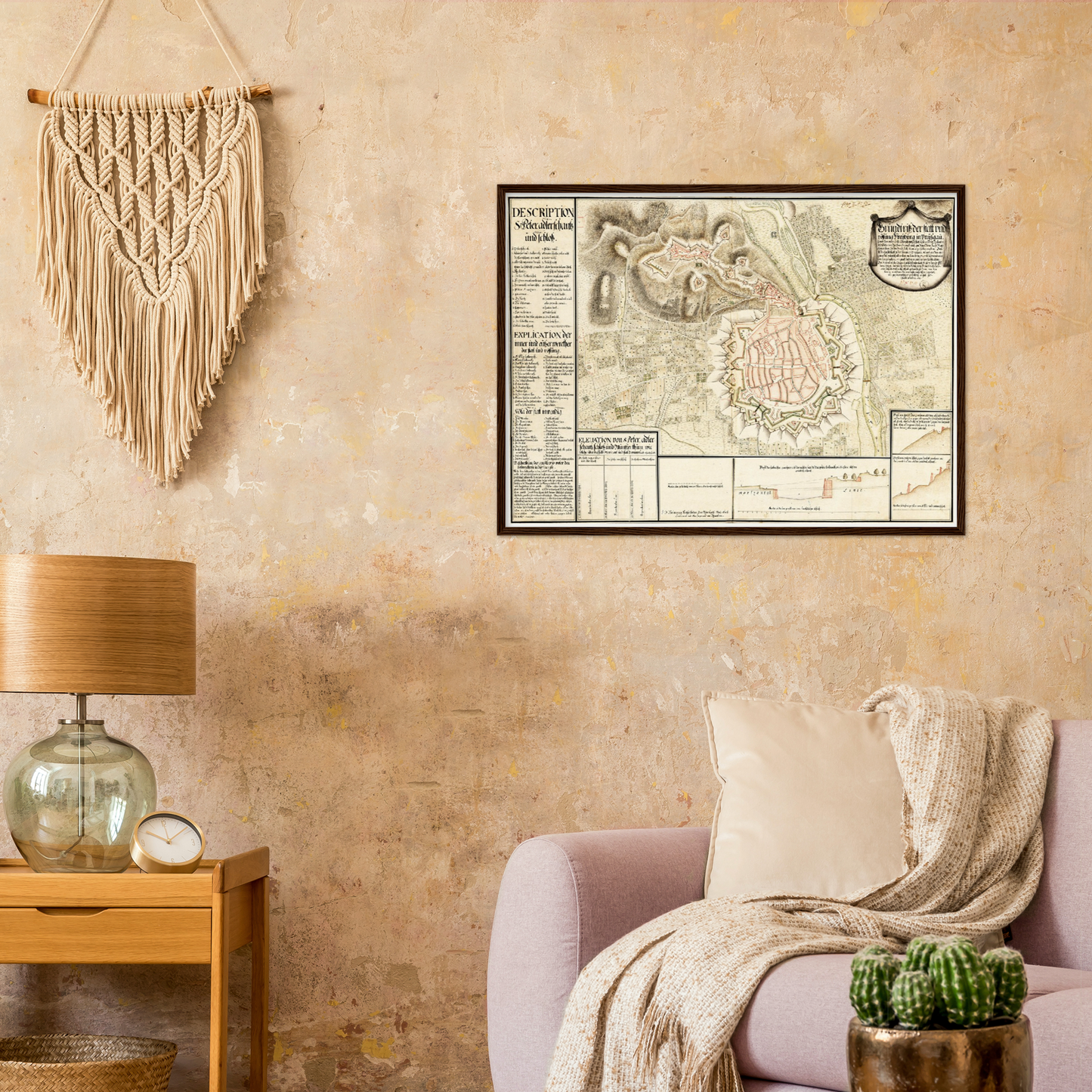 Historical city map Test product horizontal 3 sizes