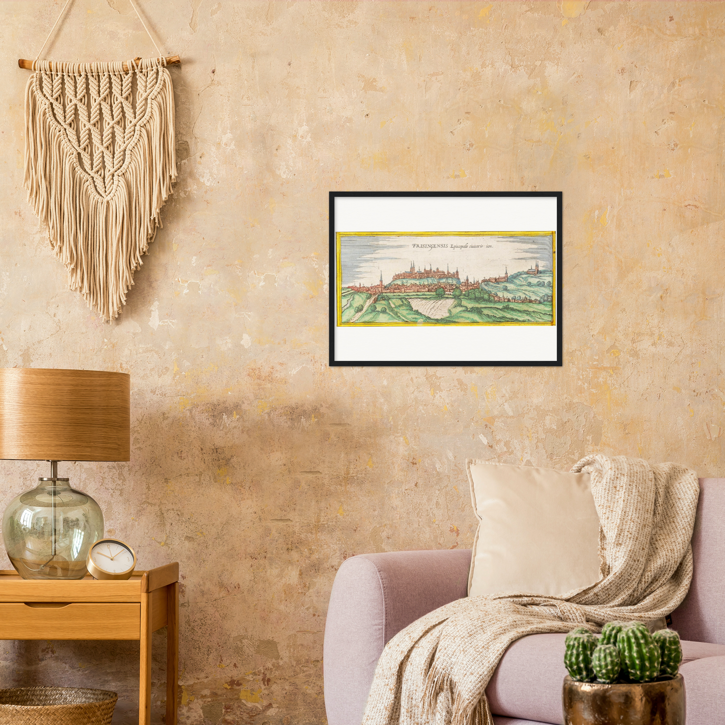 Historical city map Test product horizontal 3 sizes