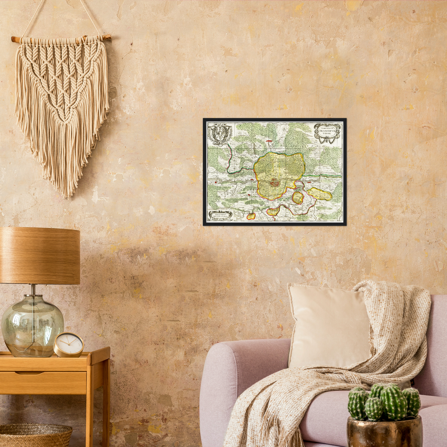 Historical city map  Test product horizontal 3 sizes