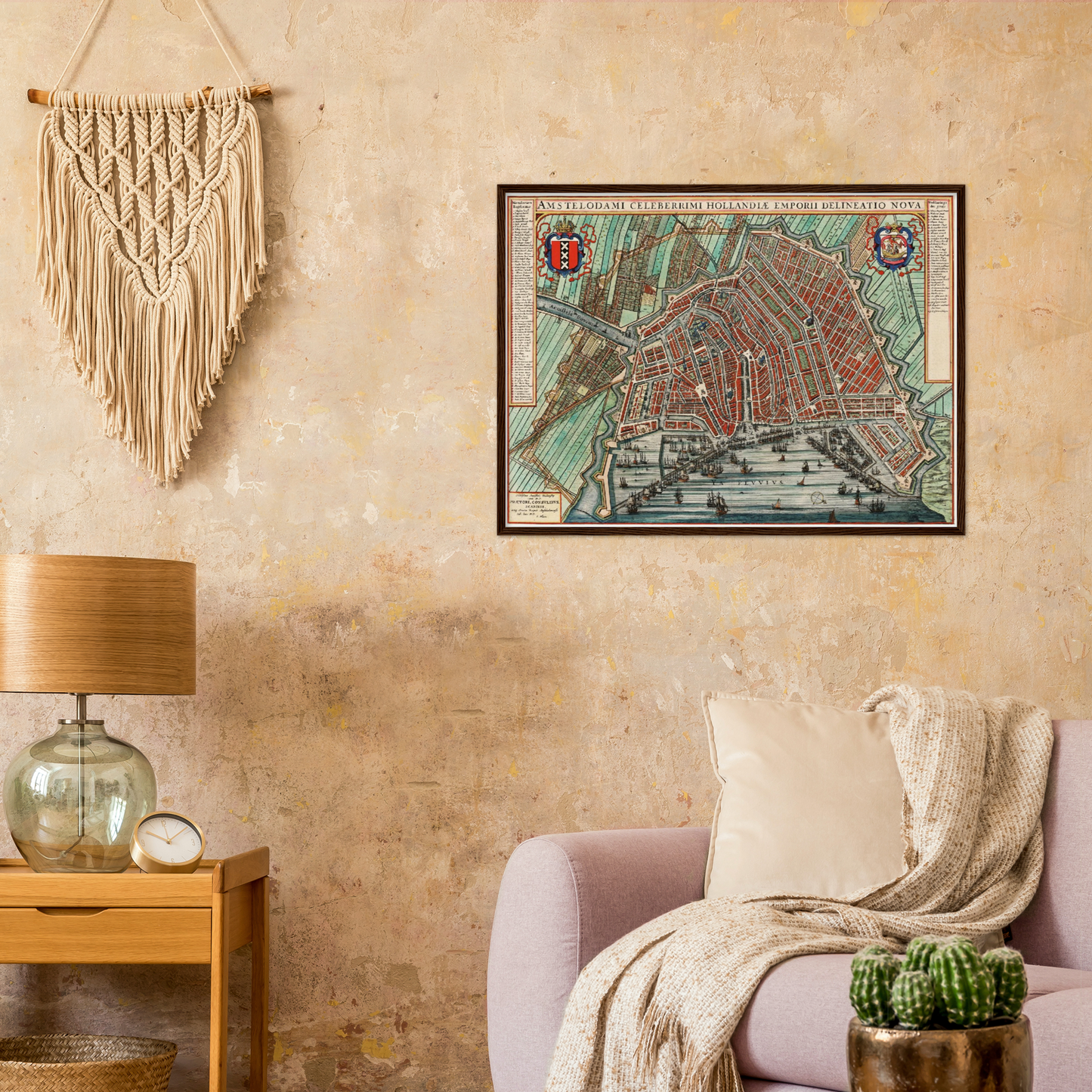 Historical city map Test product horizontal 3 sizes