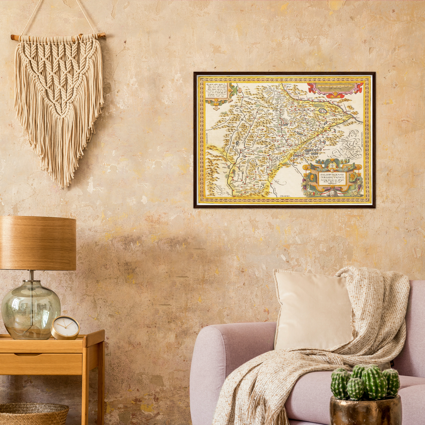 Historical city map Test product horizontal 3 sizes