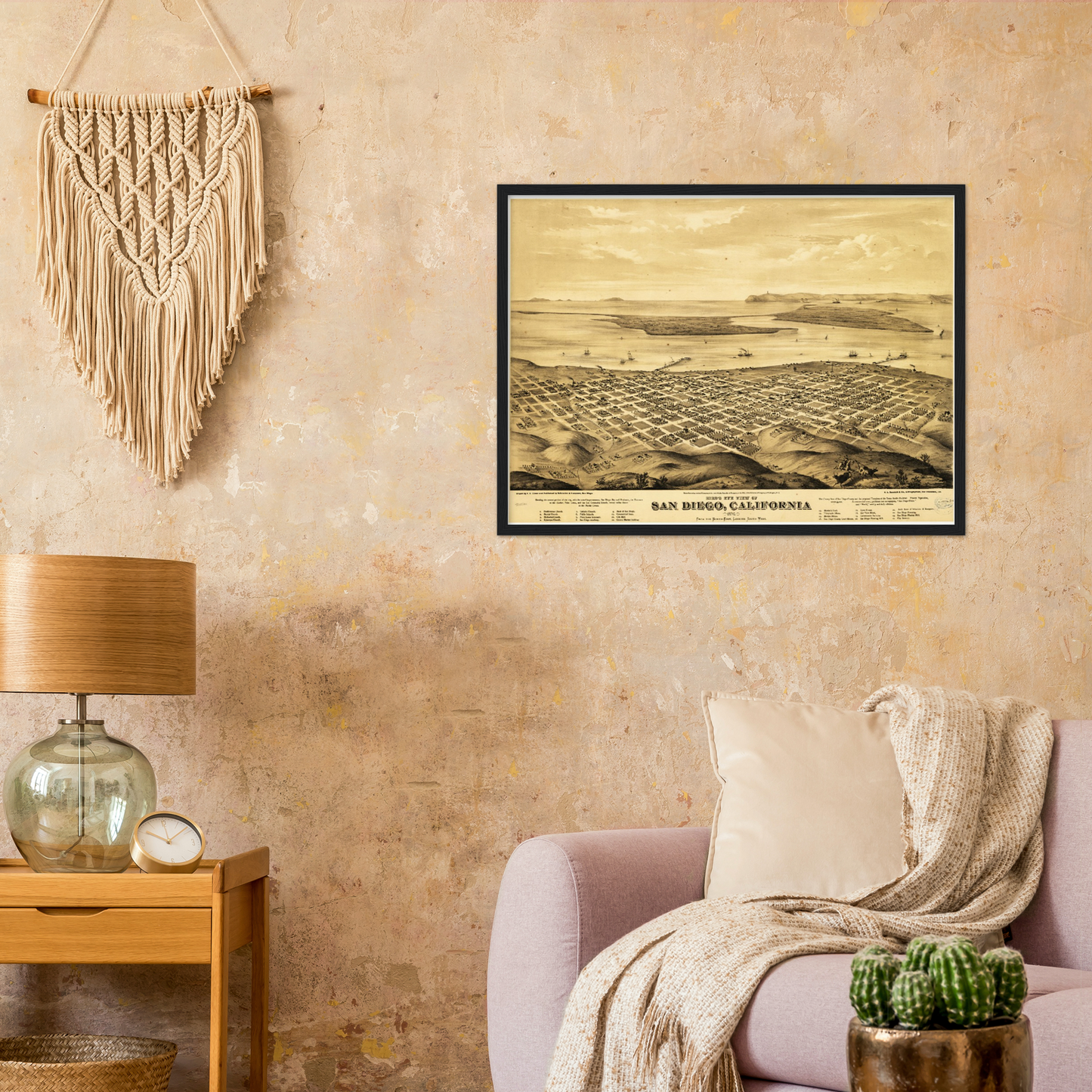 Historical city map Test product horizontal 3 sizes