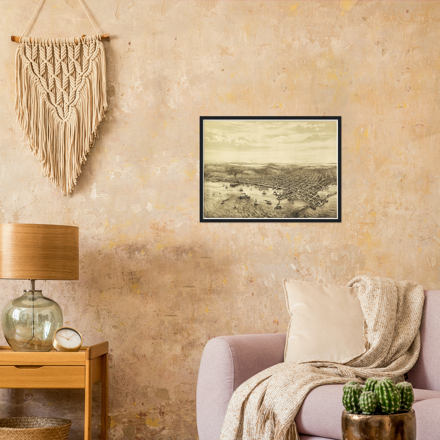 Historical city map Test product horizontal 3 sizes