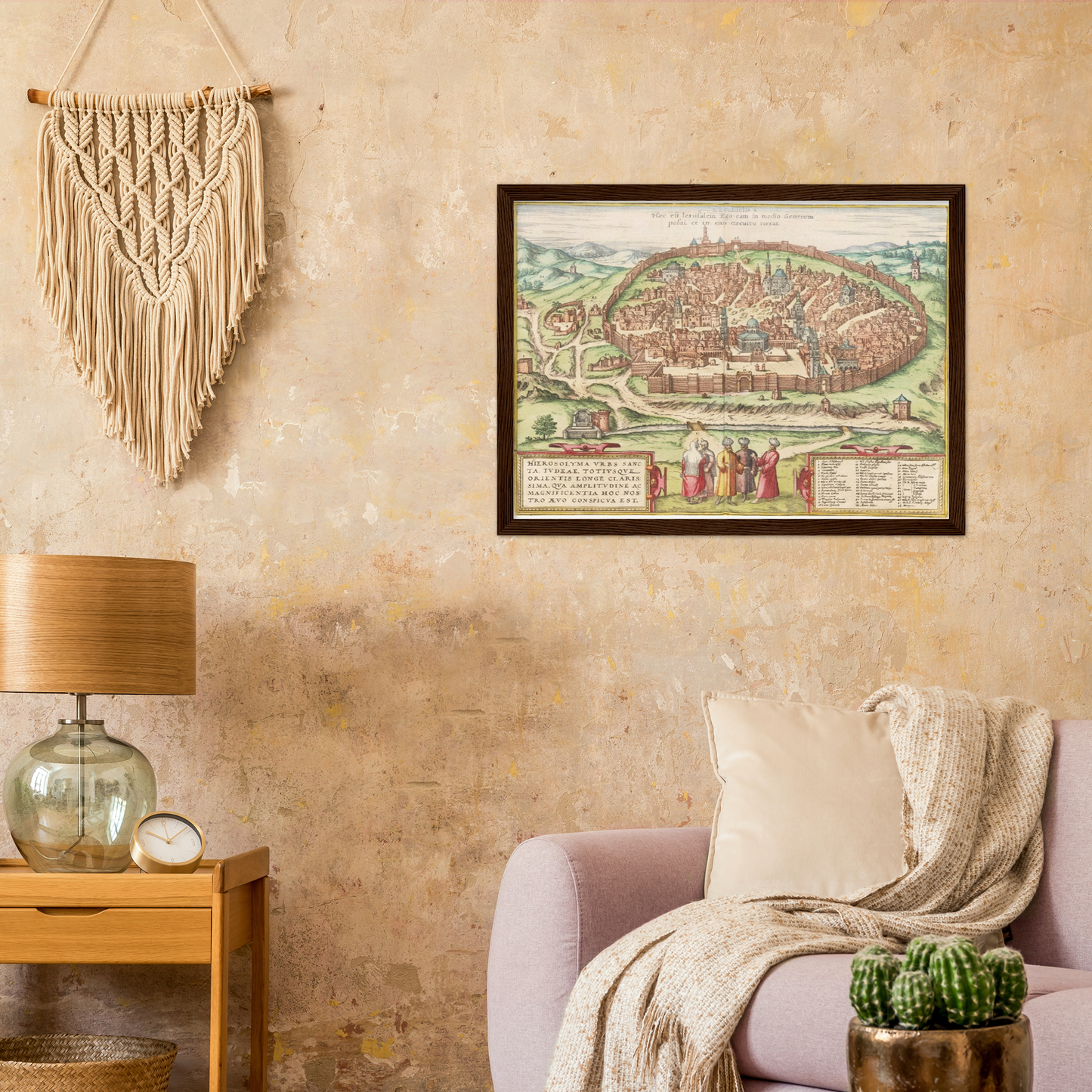 Historical city map Test product horizontal 3 sizes