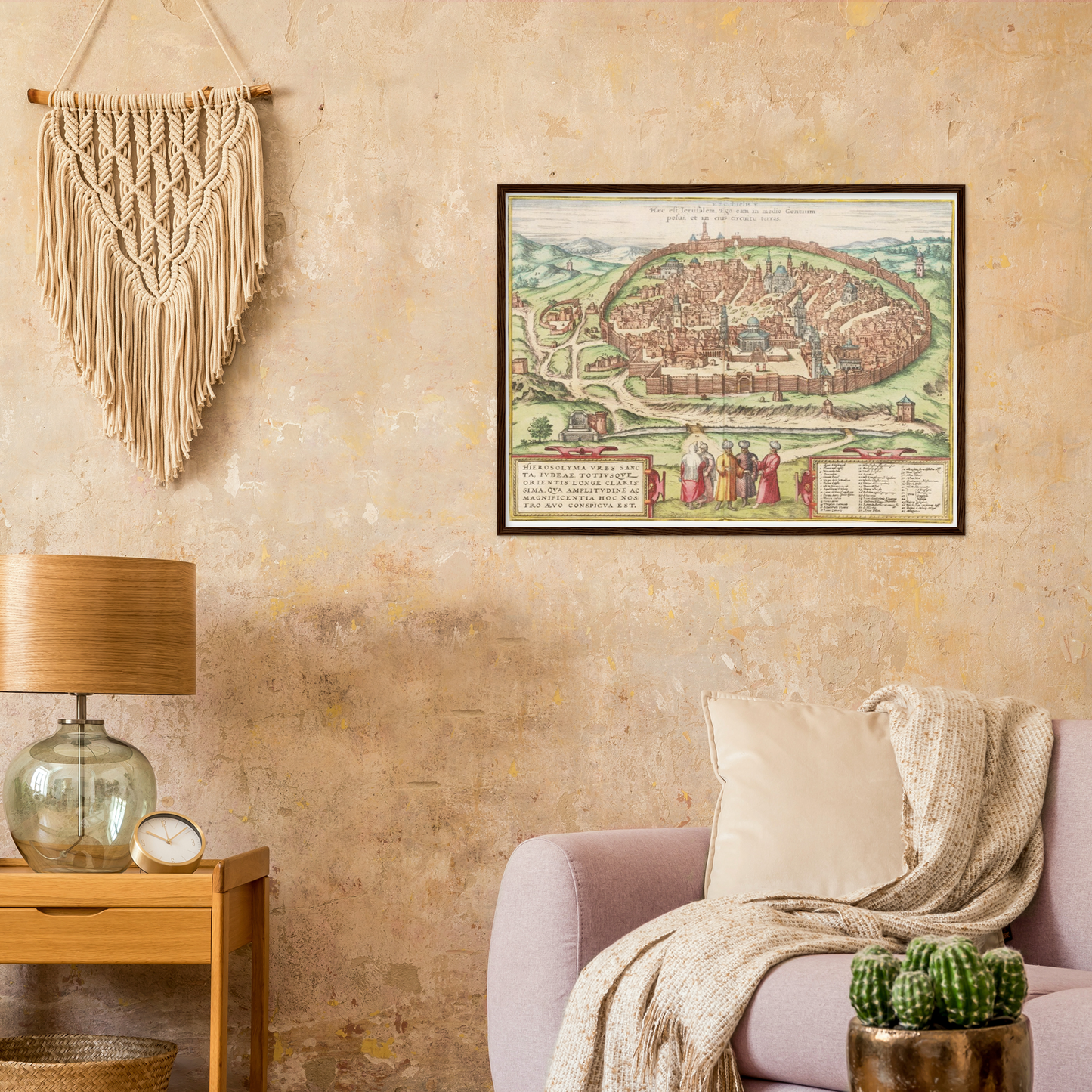 Historical city map Test product horizontal 3 sizes