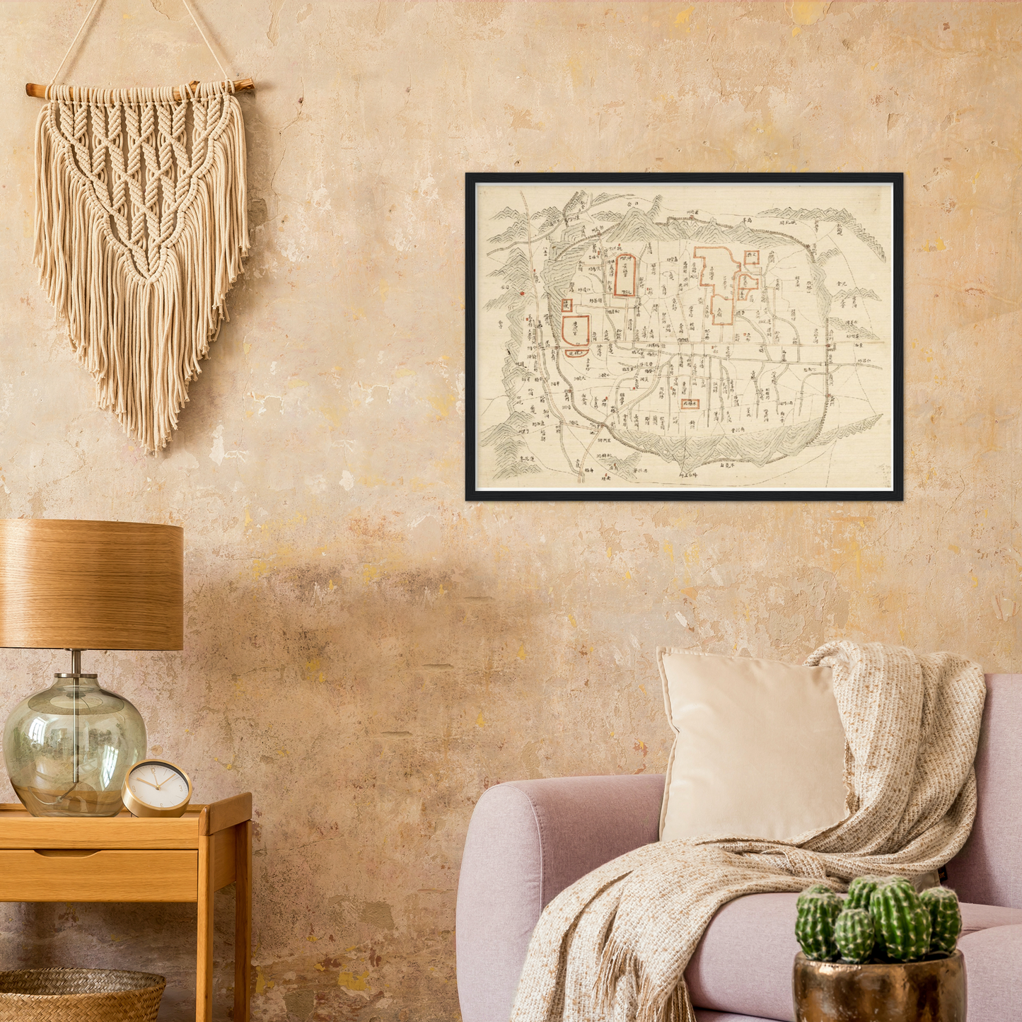 Historical city map Test product horizontal 3 sizes