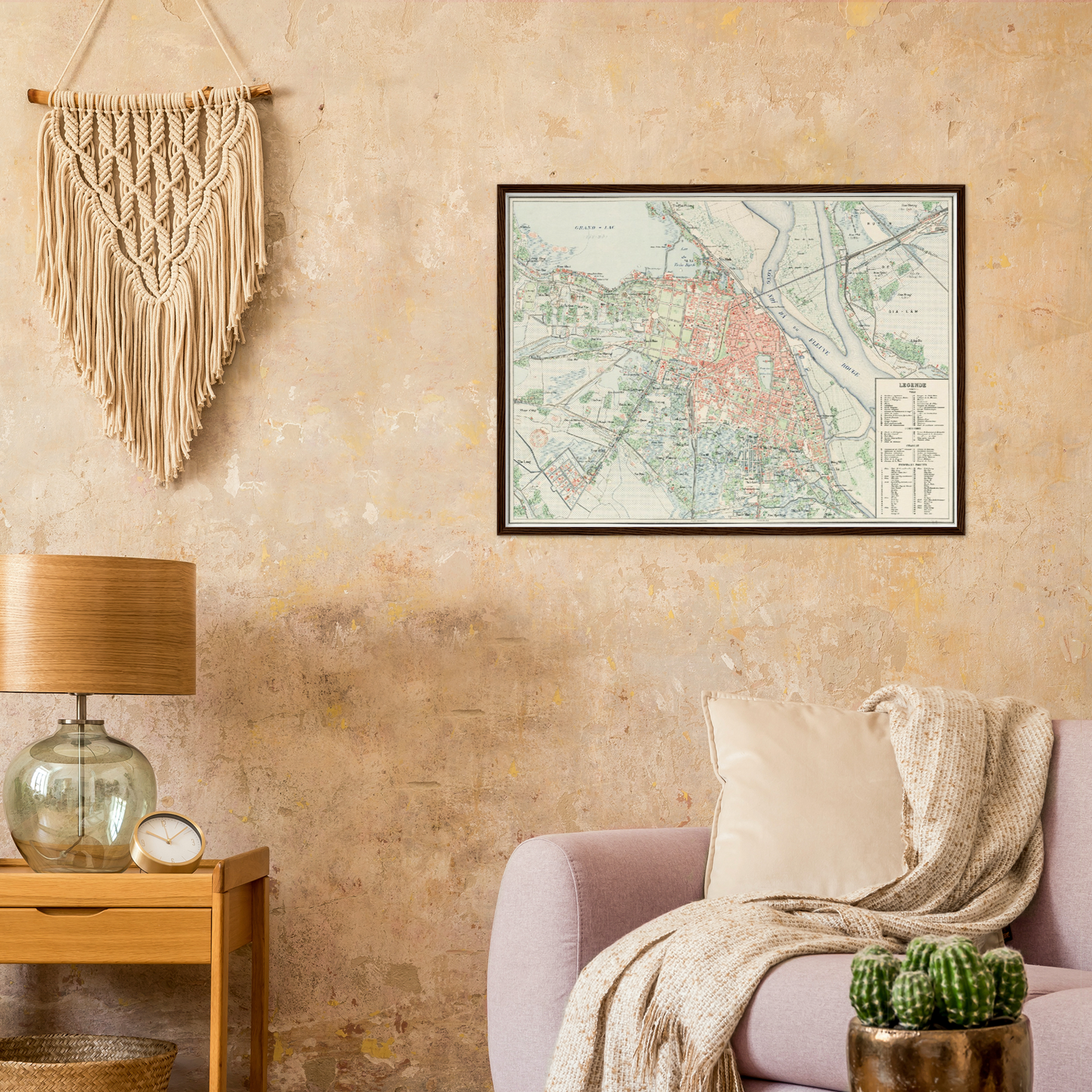 Historischer Stadtplan Hanoi um 1911