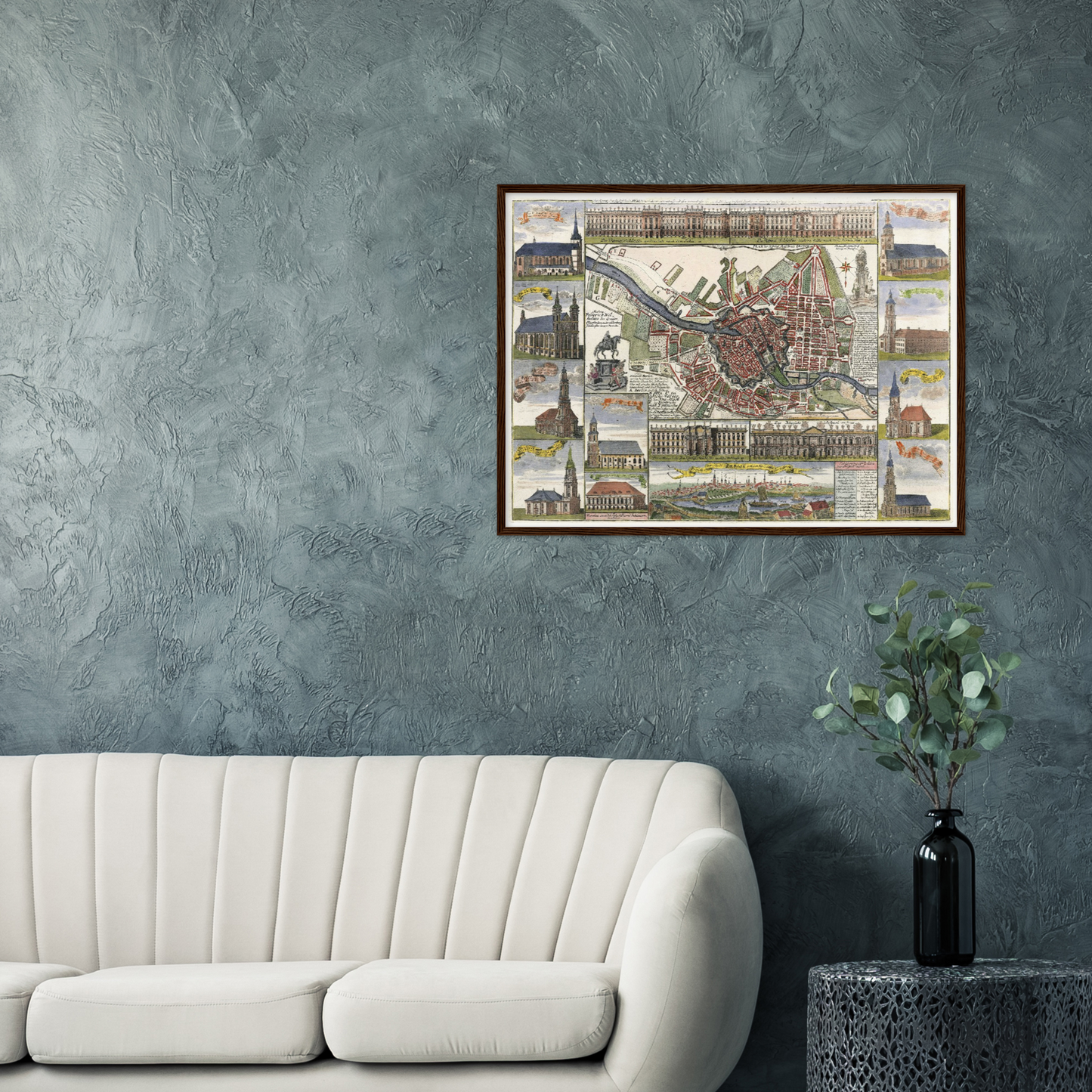 Historical city map Test product horizontal 3 sizes