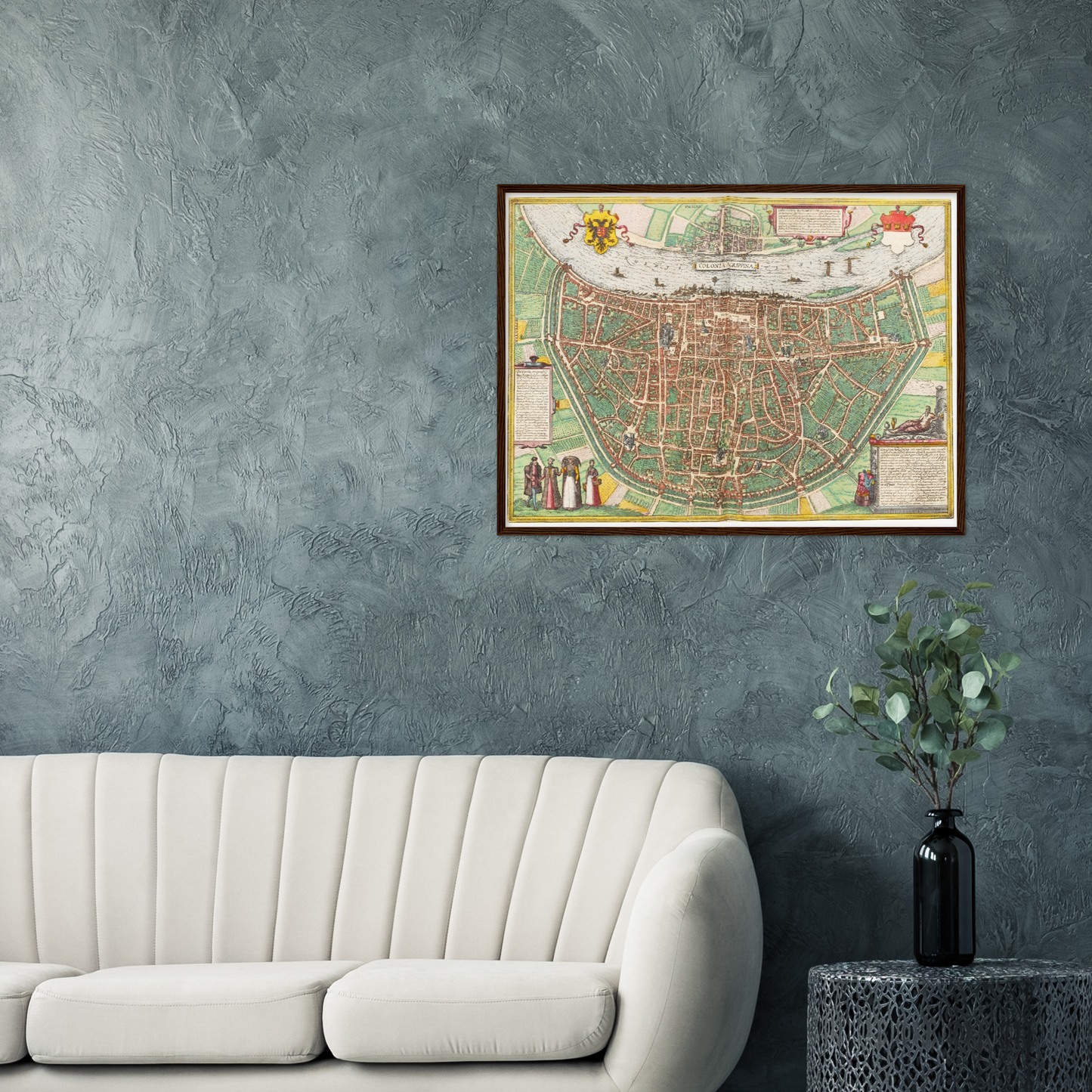 Historischer Stadtplan Köln um 1570
