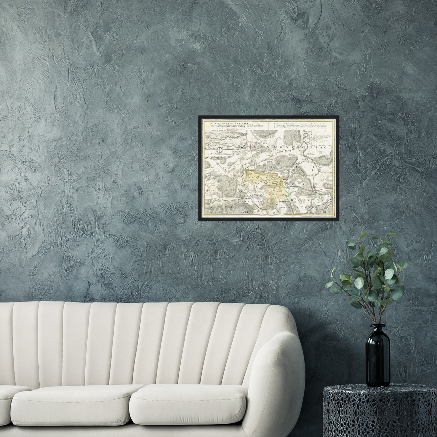 Historical city map  Test product horizontal 3 sizes