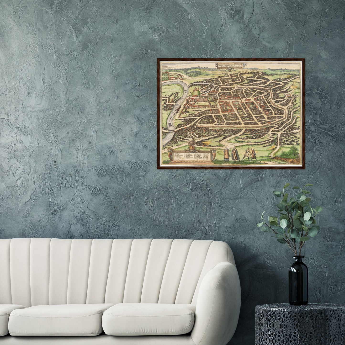 Historical city map Test product horizontal 3 sizes