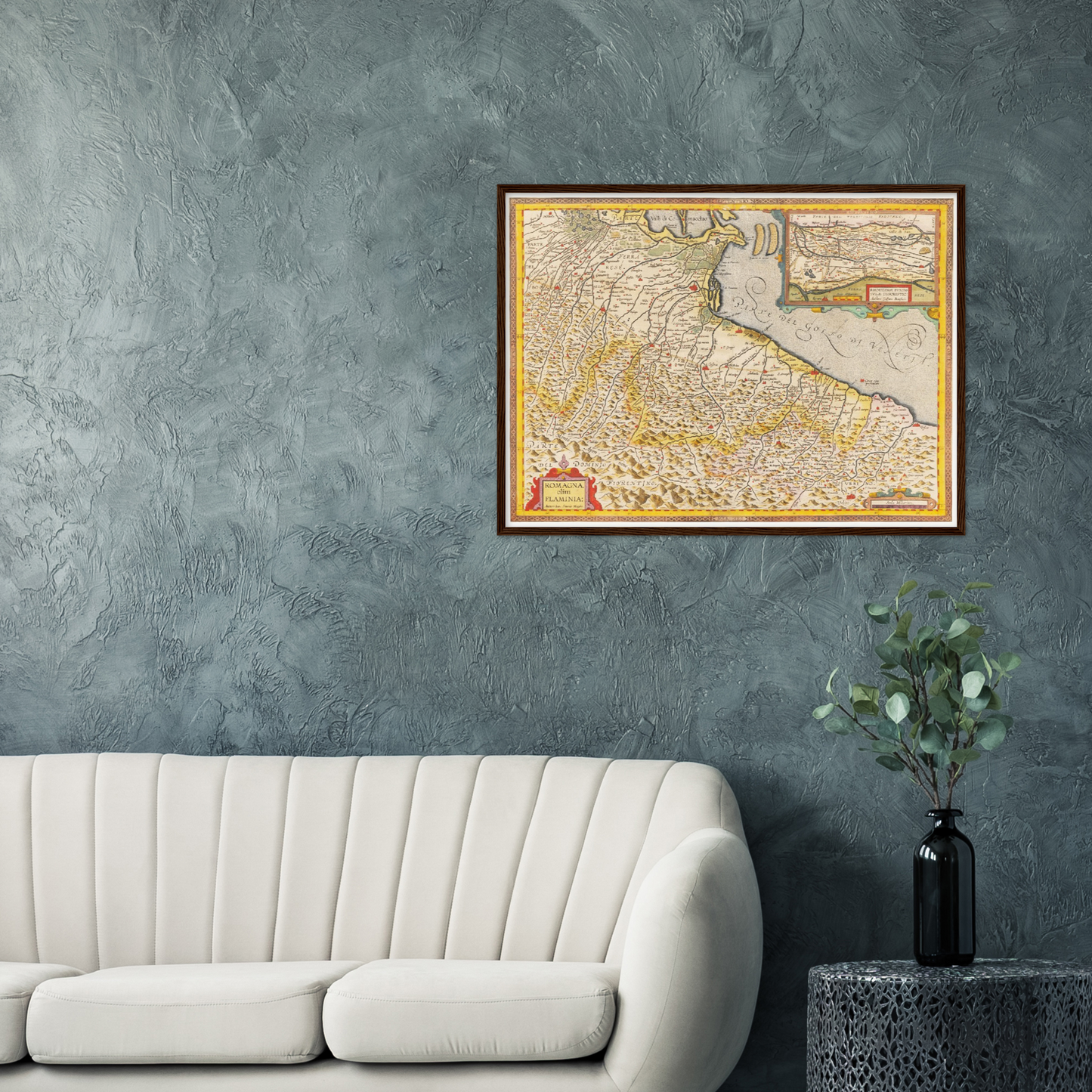 Historische Landkarte Emilia-Romagna um 1609
