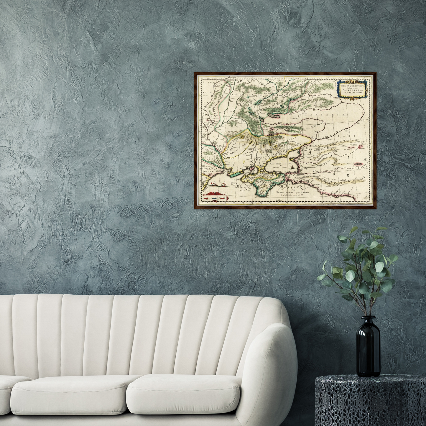 Historical city map Test product horizontal 3 sizes