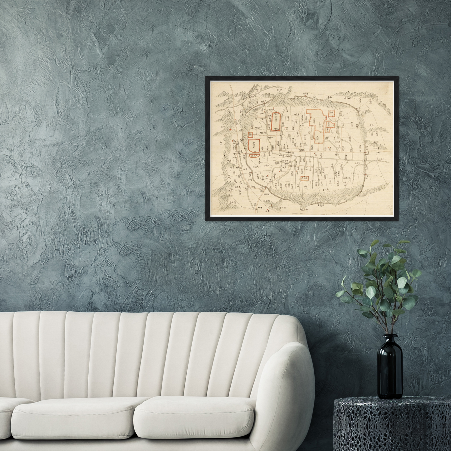 Historical city map Test product horizontal 3 sizes