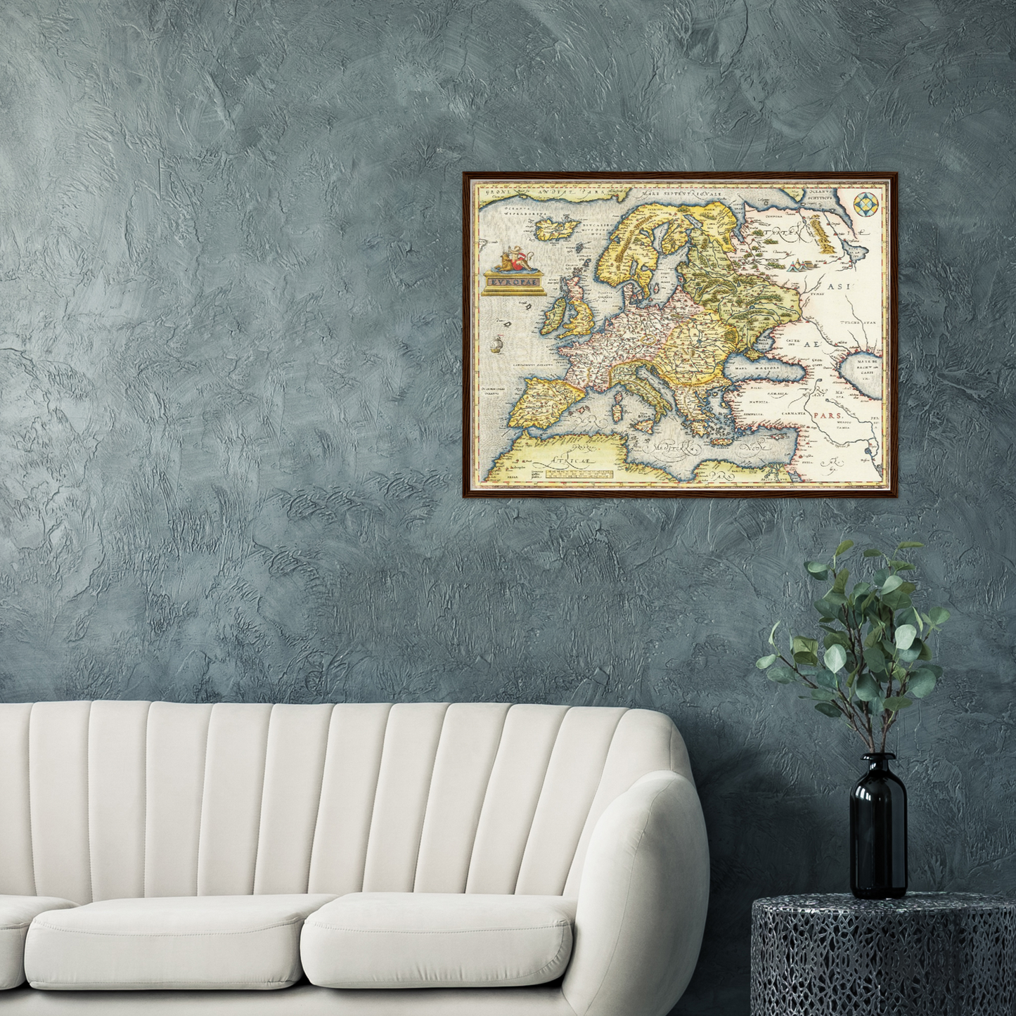 Historische Europakarte um 1570