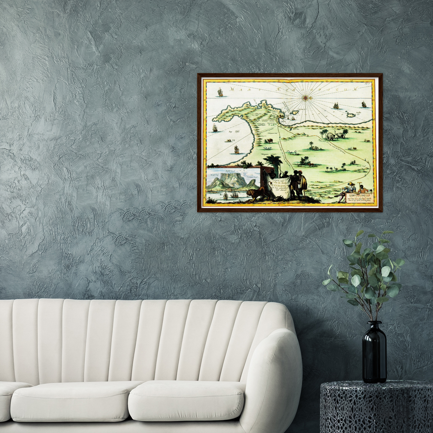 Historical city map Test product horizontal 3 sizes