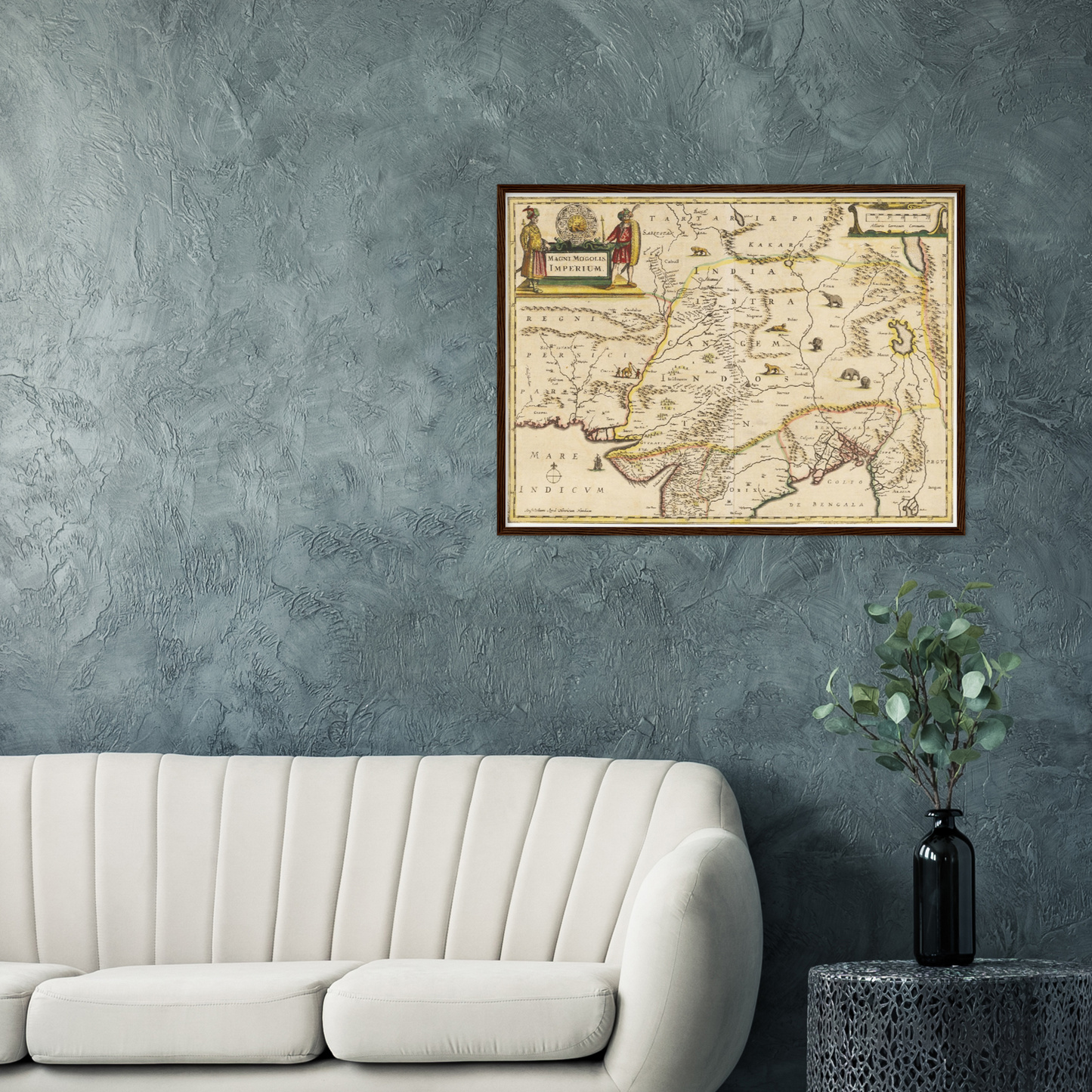 Historische Landkarte Mongolisches Imperium um 1638