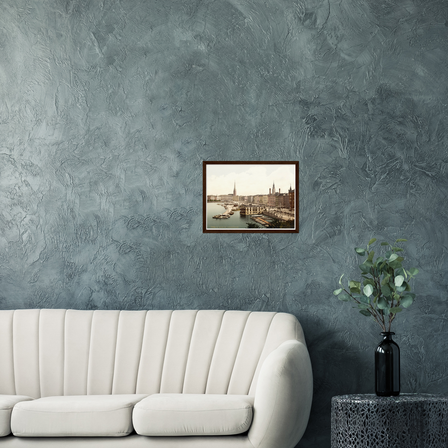 Historische Ansicht Hamburg Jungfernstieg um 1895