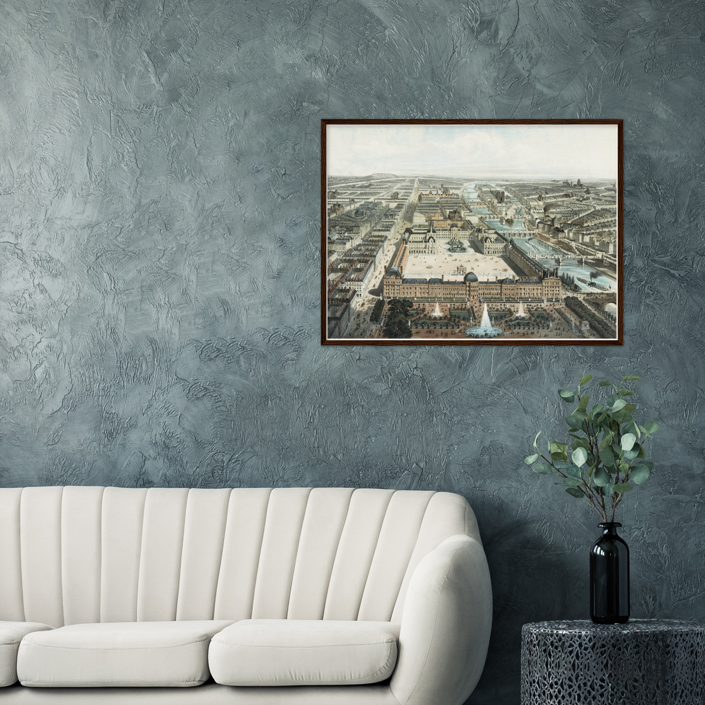 Historische Ansicht Paris um 1860