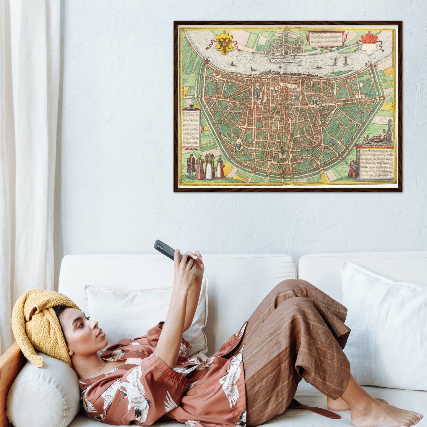 Historischer Stadtplan Köln um 1570