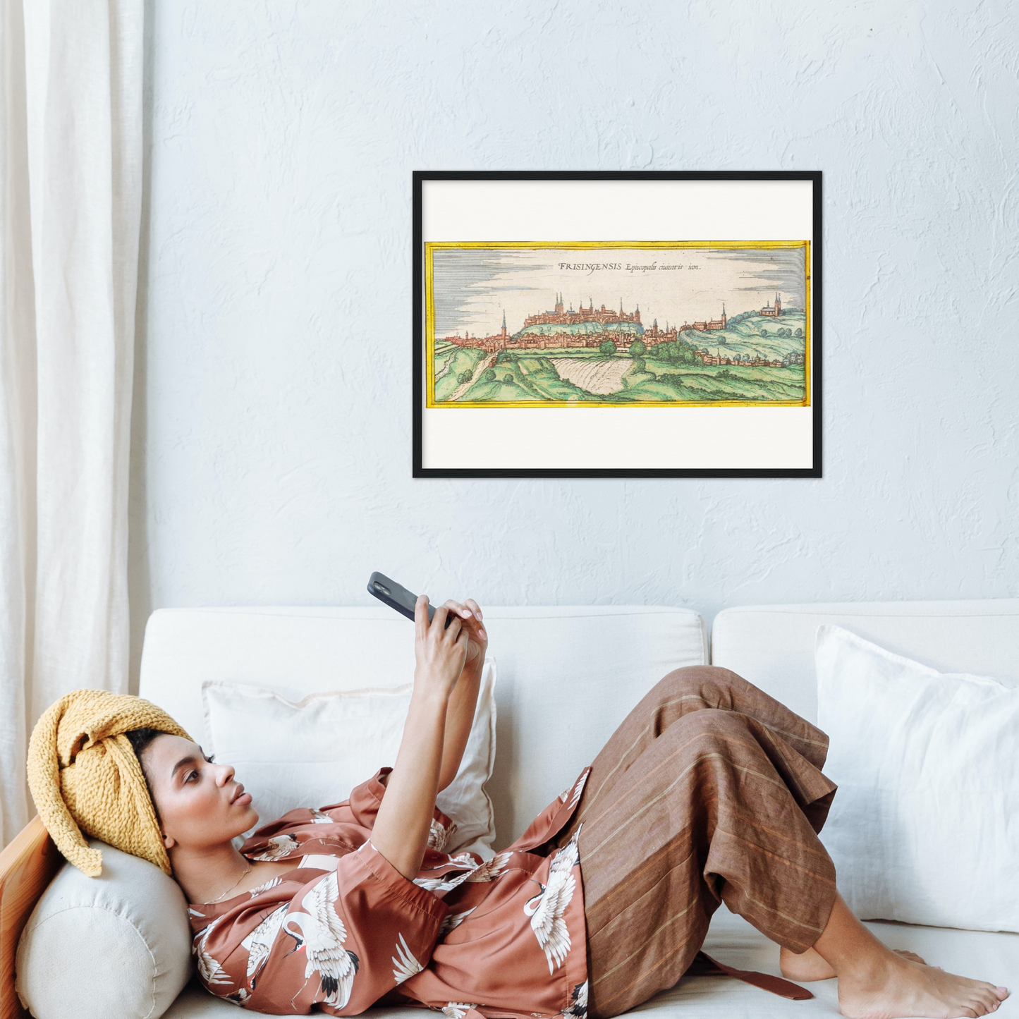 Historical city map Test product horizontal 3 sizes