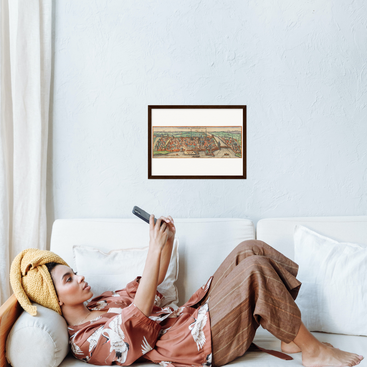 Historical city map  Test product horizontal 3 sizes