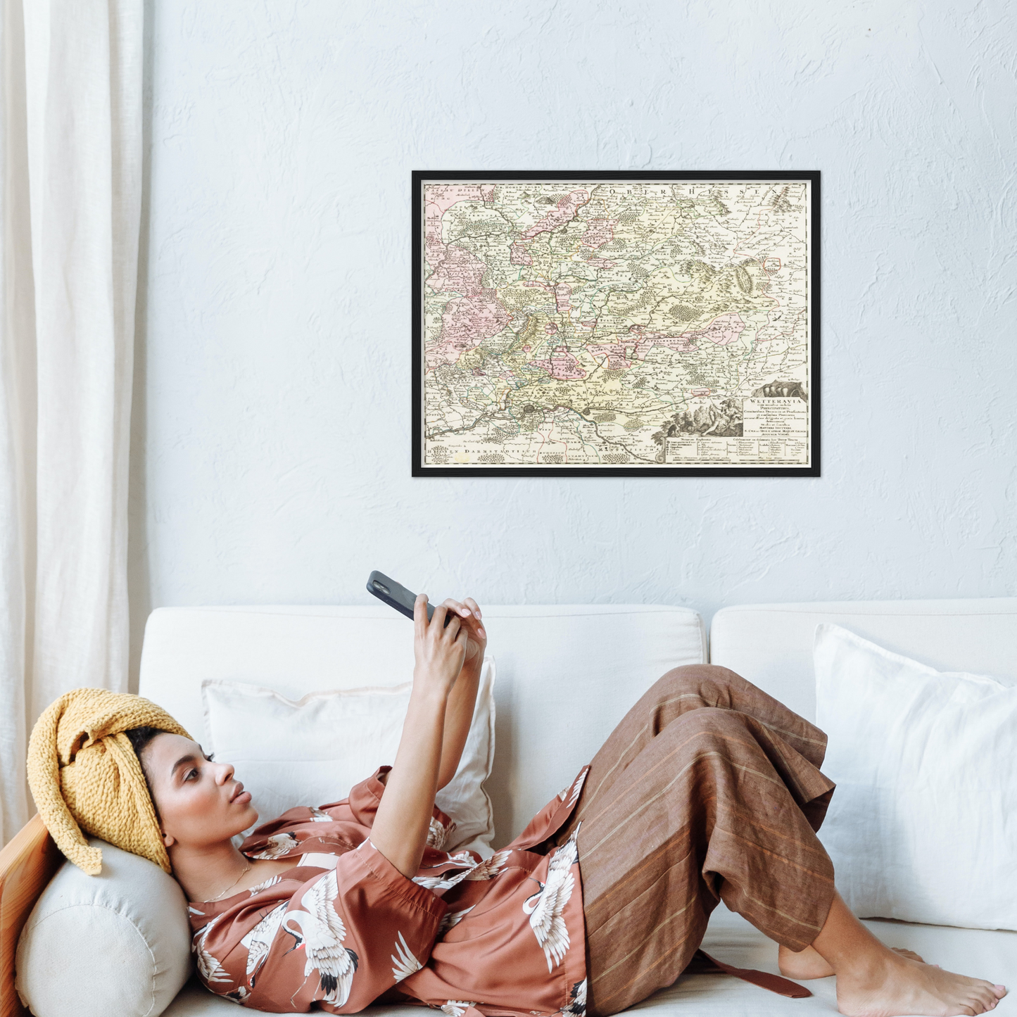 Historical city map Test product horizontal 3 sizes