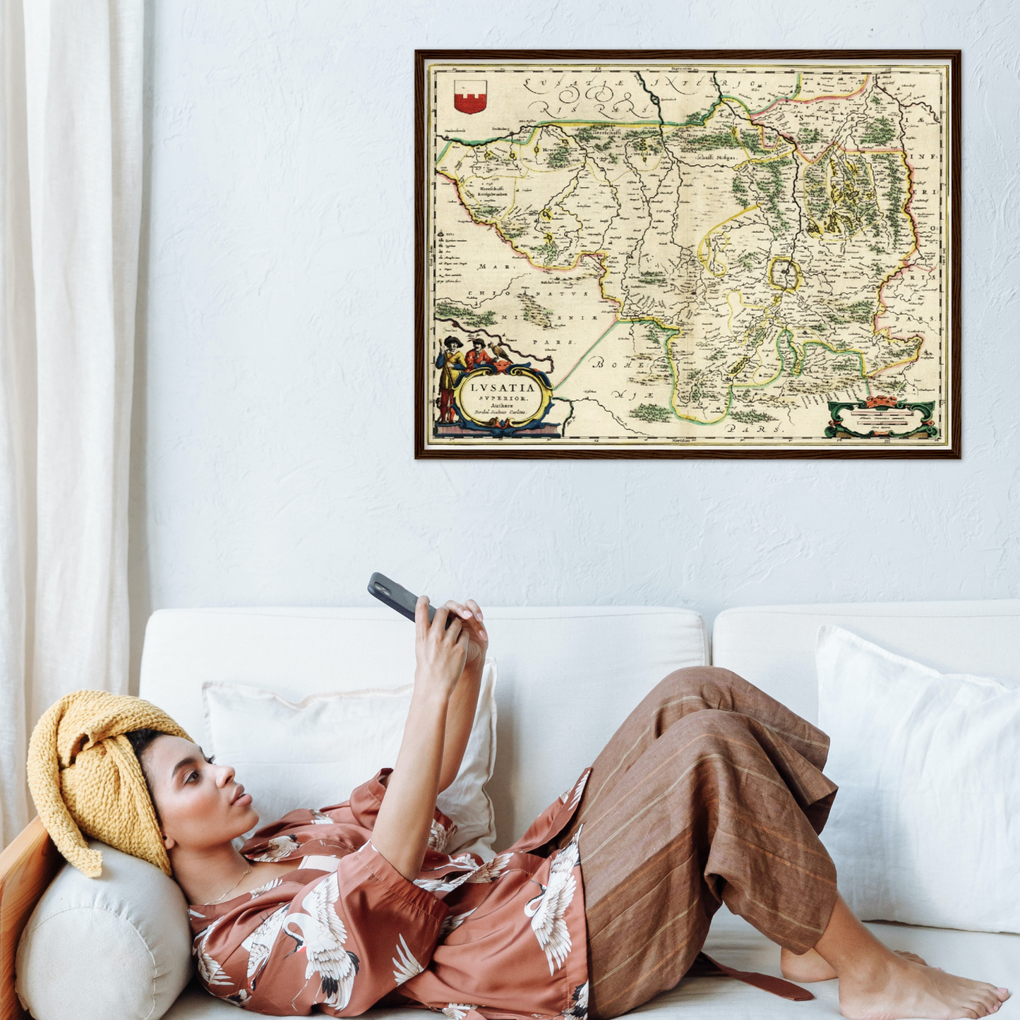 Historical city map Test product horizontal 3 sizes