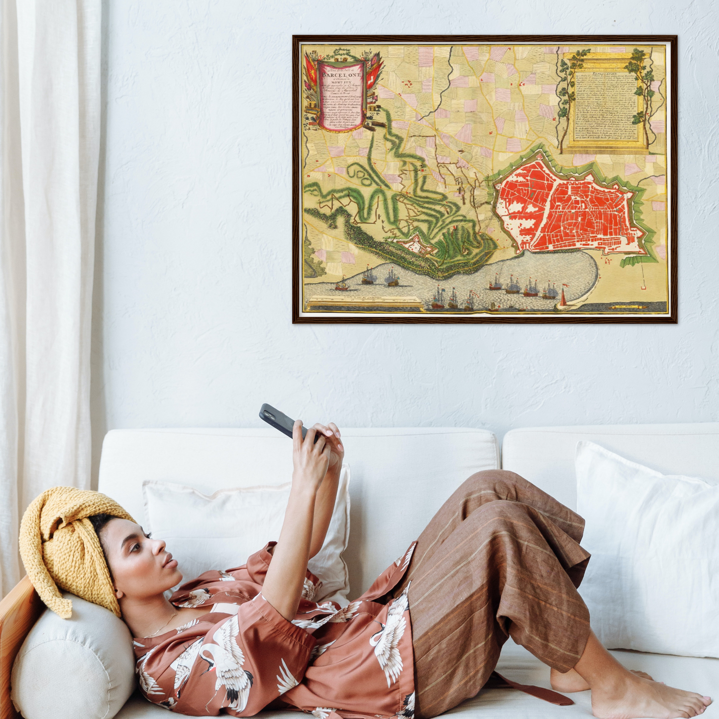 Historical city map Test product horizontal 3 sizes