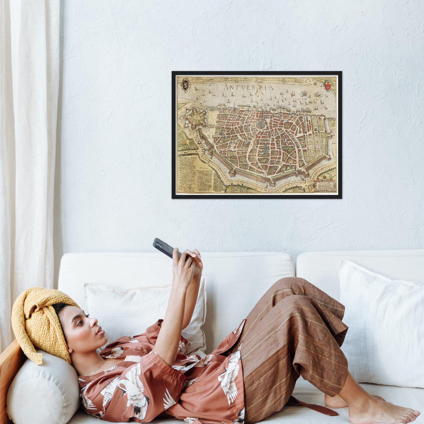 Historische Stadtansicht Antwerpen um 1620