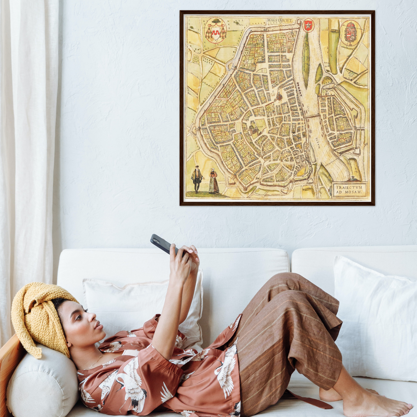 Historical city map Test product horizontal 3 sizes