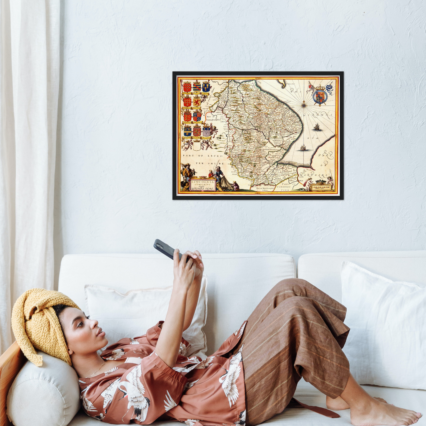 Historical city map Test product horizontal 3 sizes