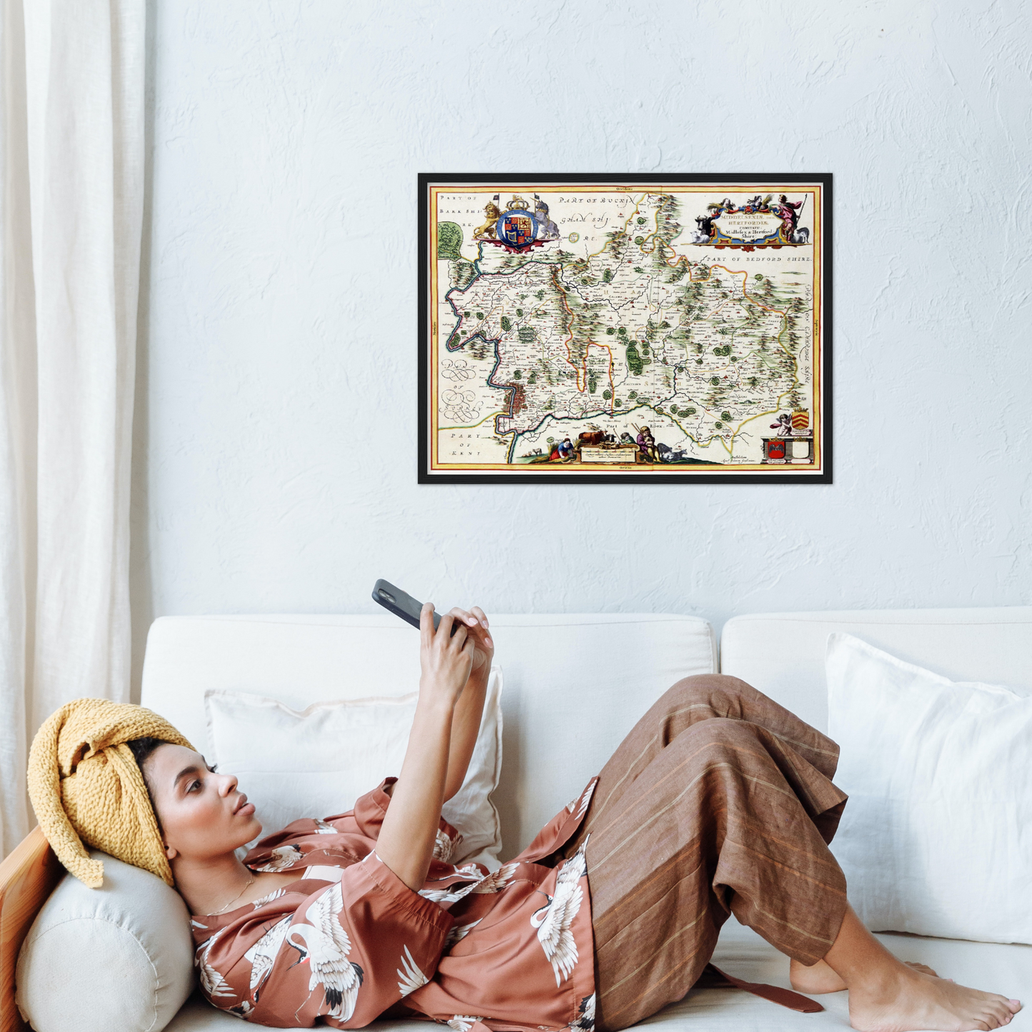 Historical city map Test product horizontal 3 sizes