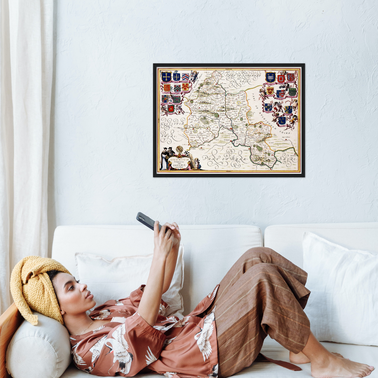Historical city map Test product horizontal 3 sizes