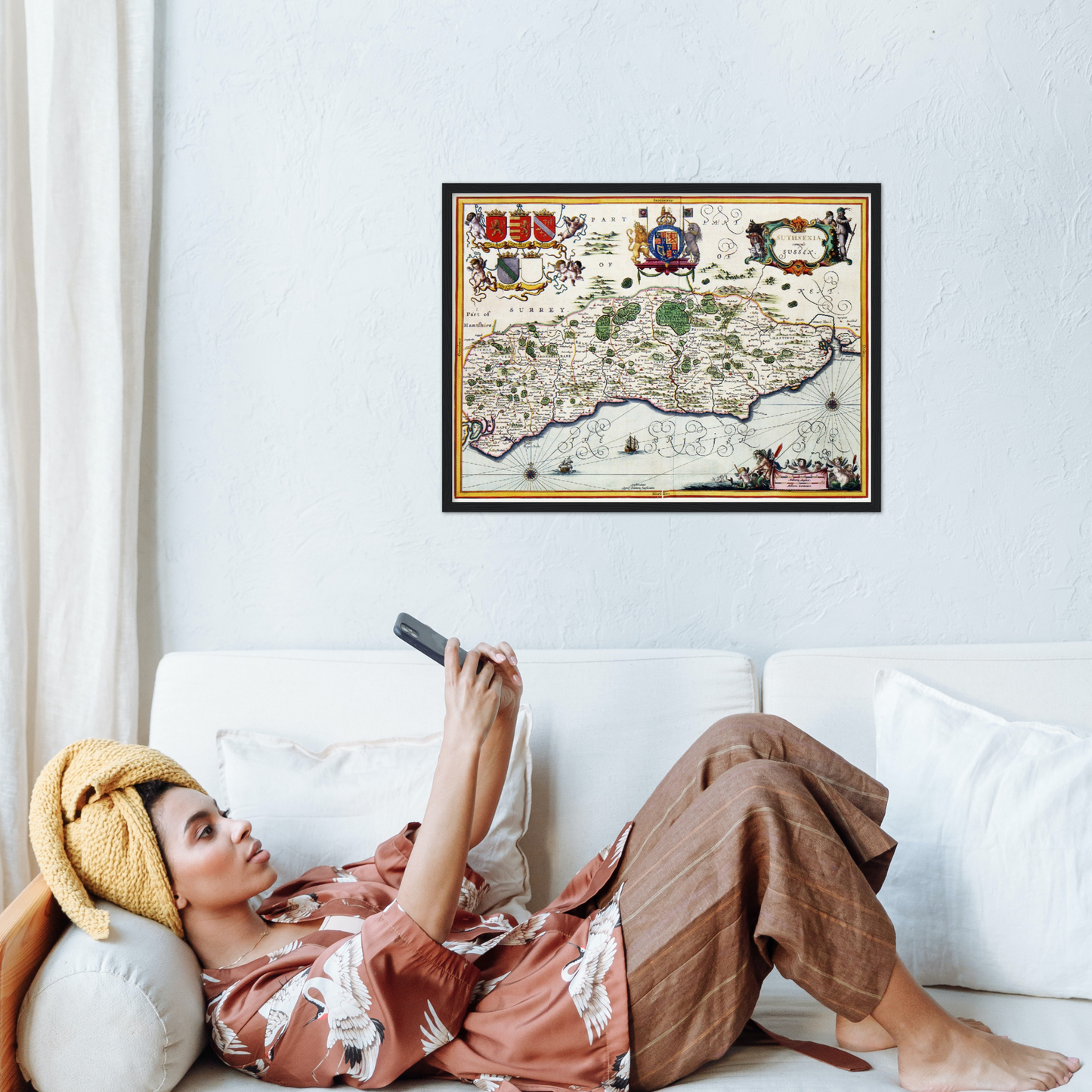 Historical city map Test product horizontal 3 sizes