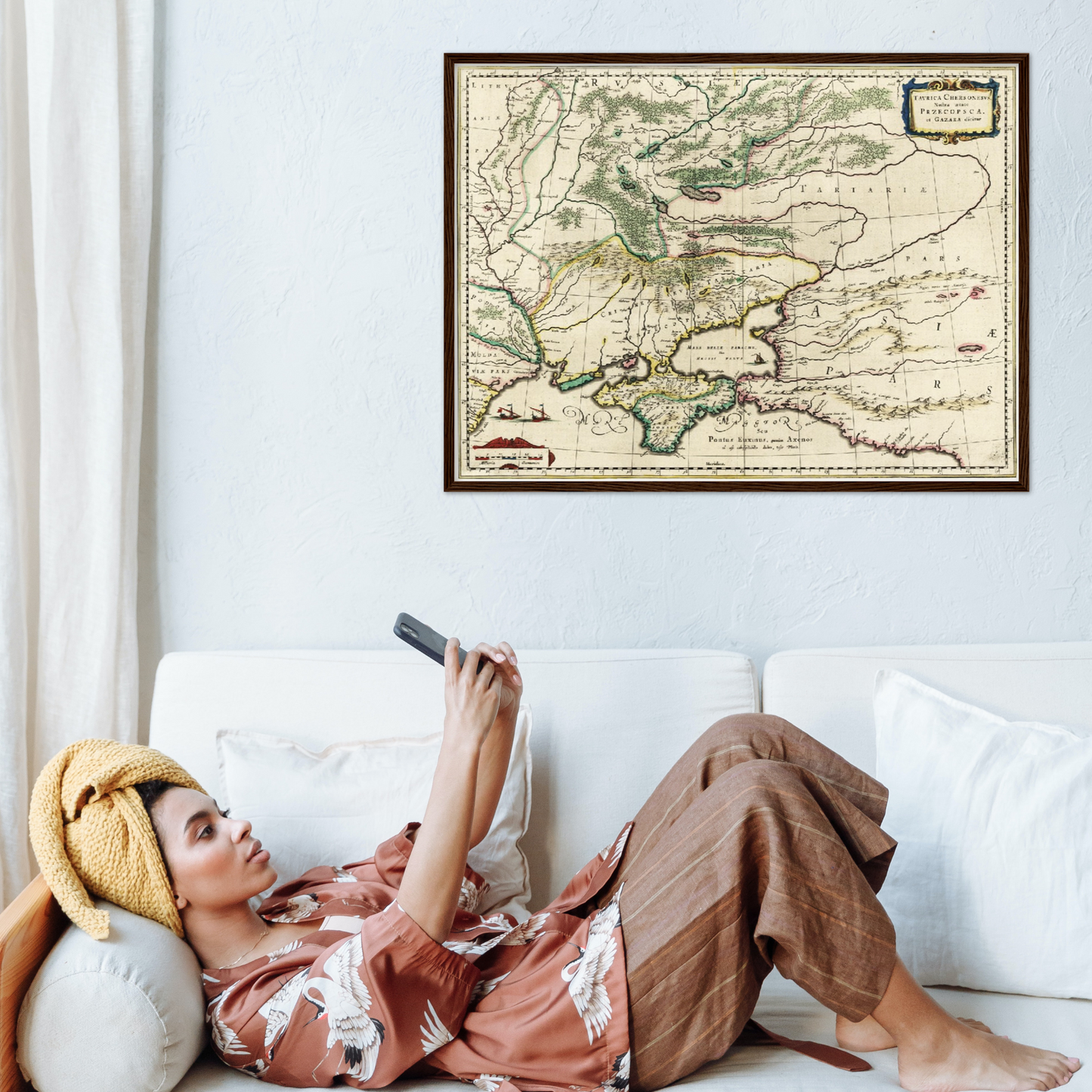 Historical city map Test product horizontal 3 sizes