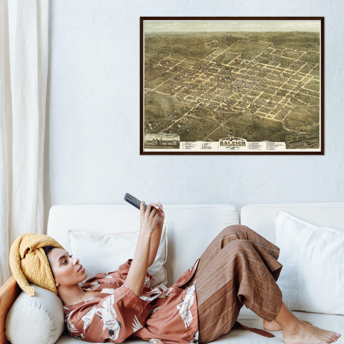 Historical city map Test product horizontal 3 sizes