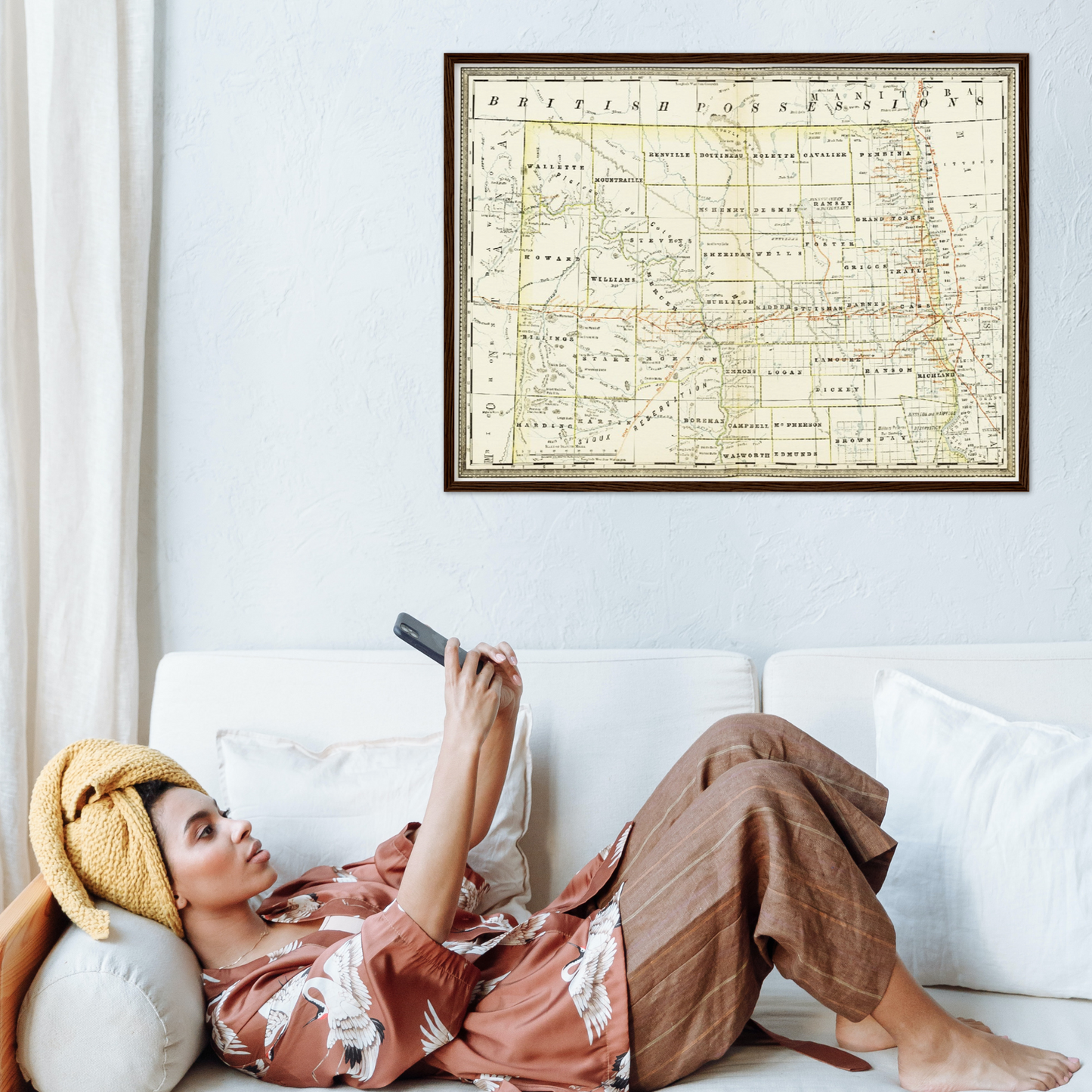 Historical city map Test product horizontal 3 sizes