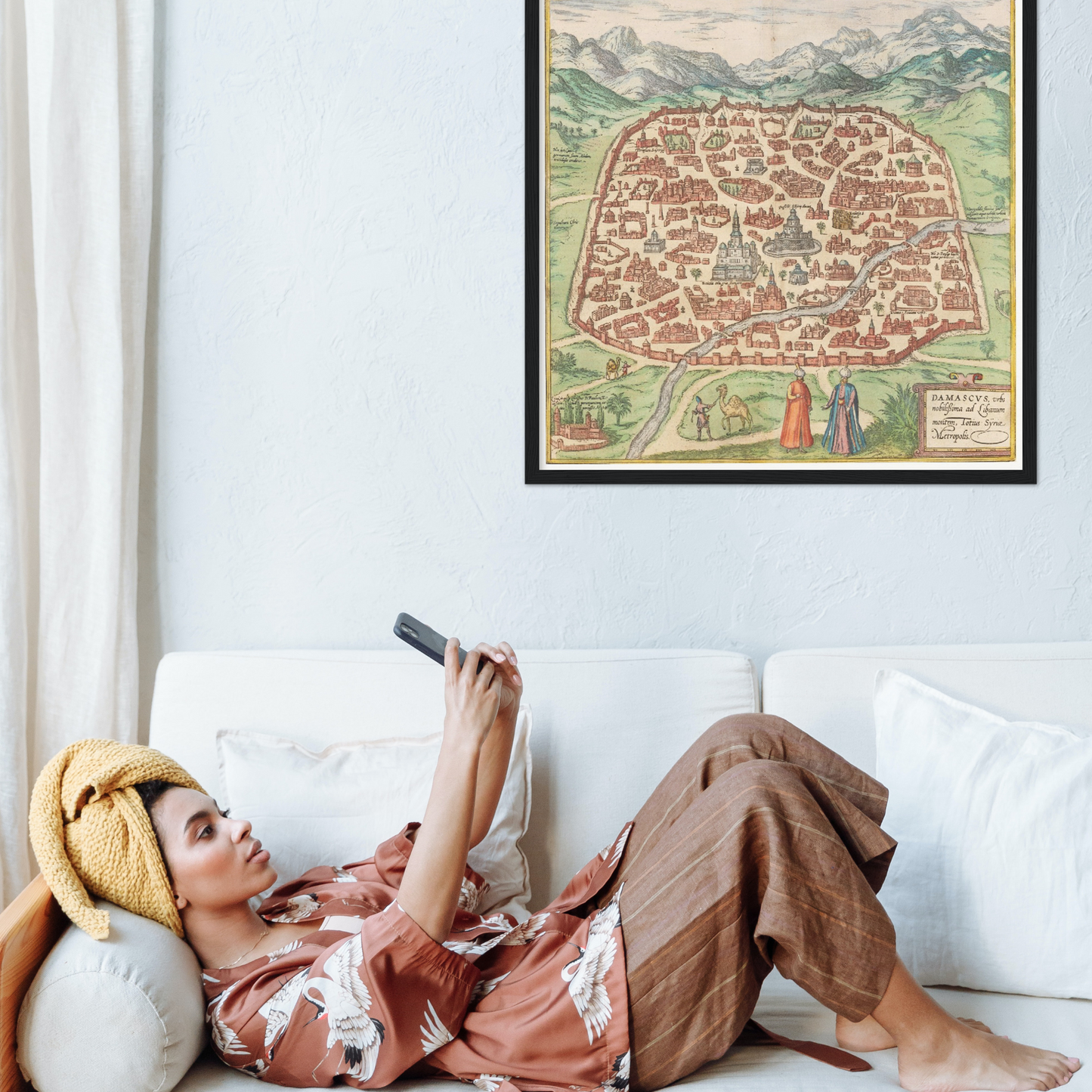 Historical city map Test product horizontal 3 sizes