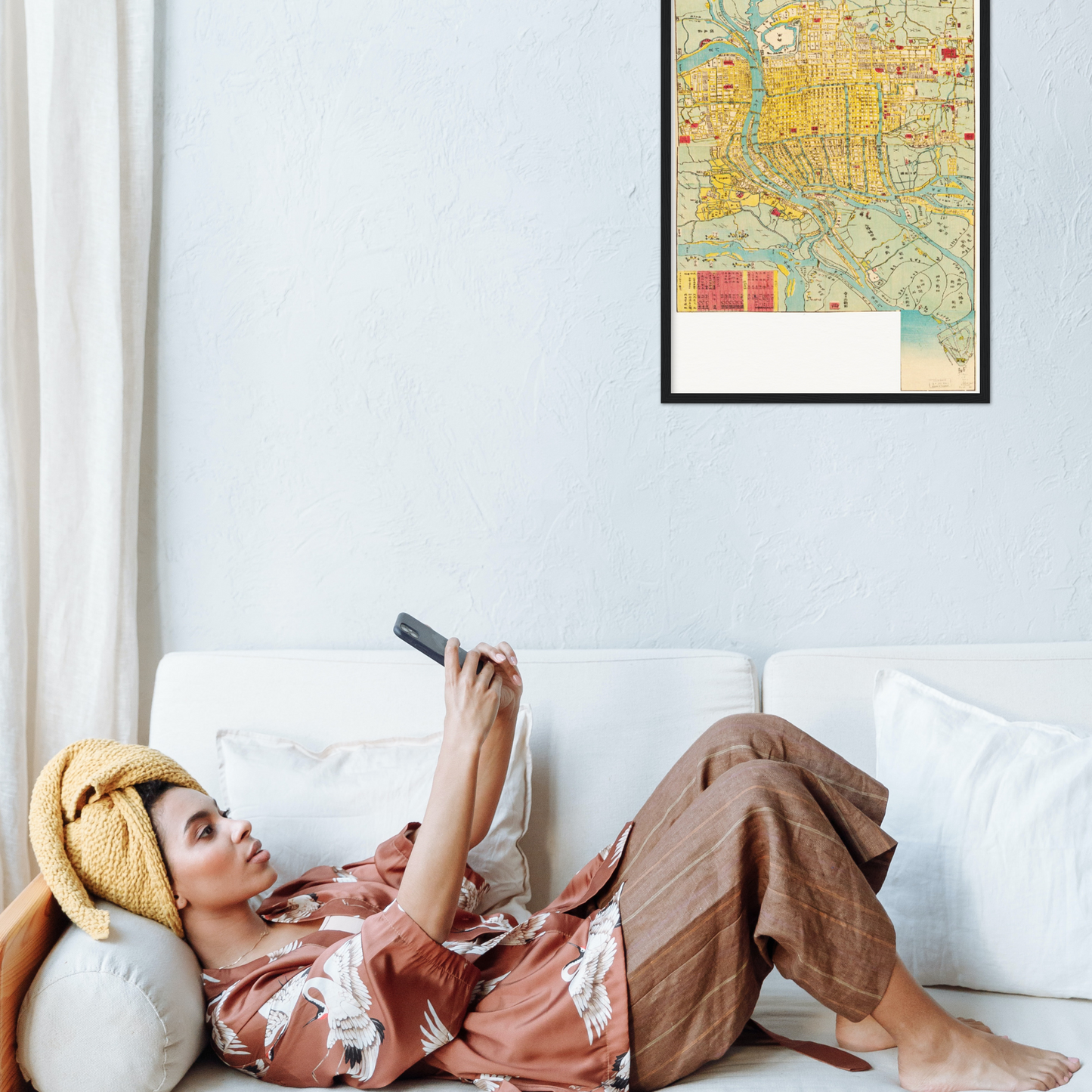 Historical city map Test product horizontal 3 sizes