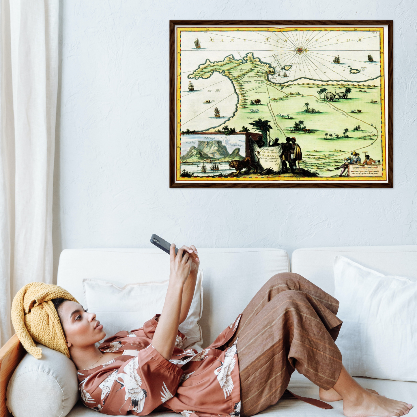 Historical city map Test product horizontal 3 sizes