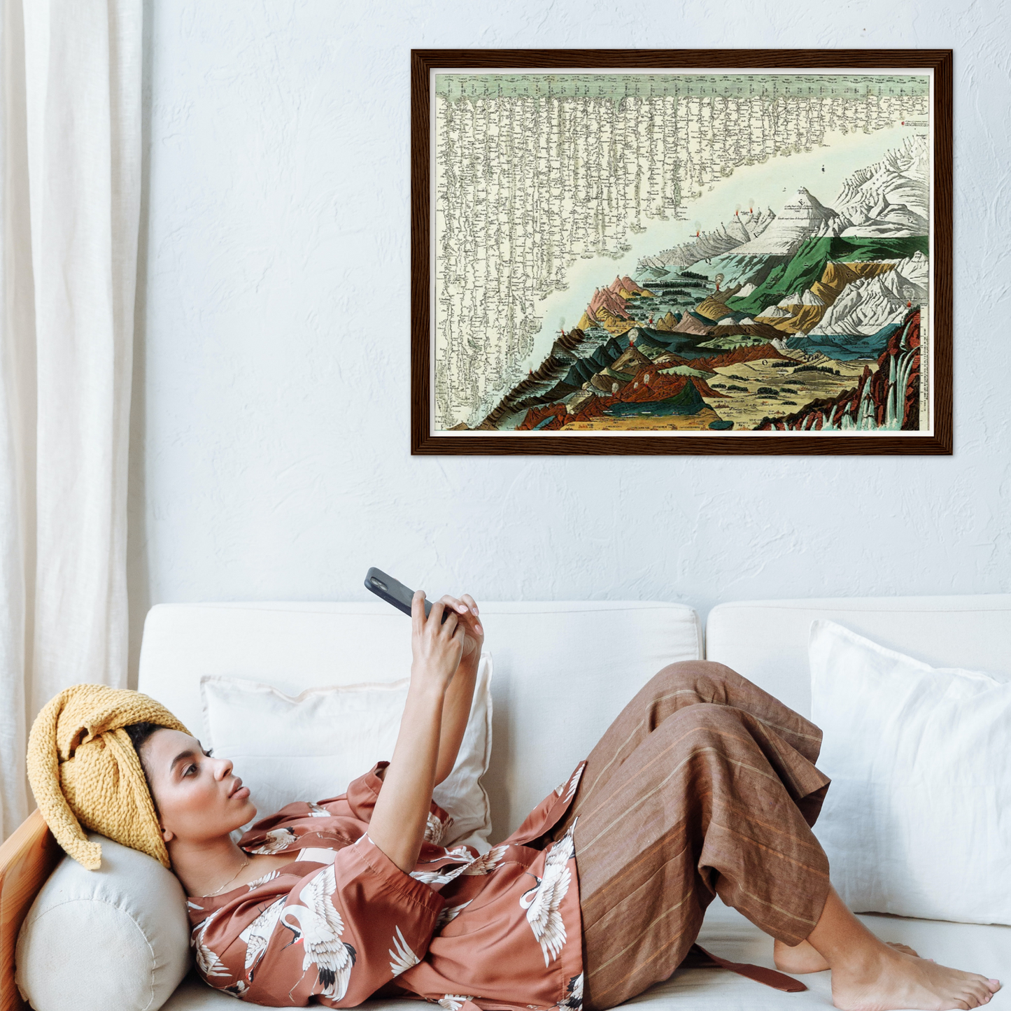 Historical city map Test product horizontal 3 sizes