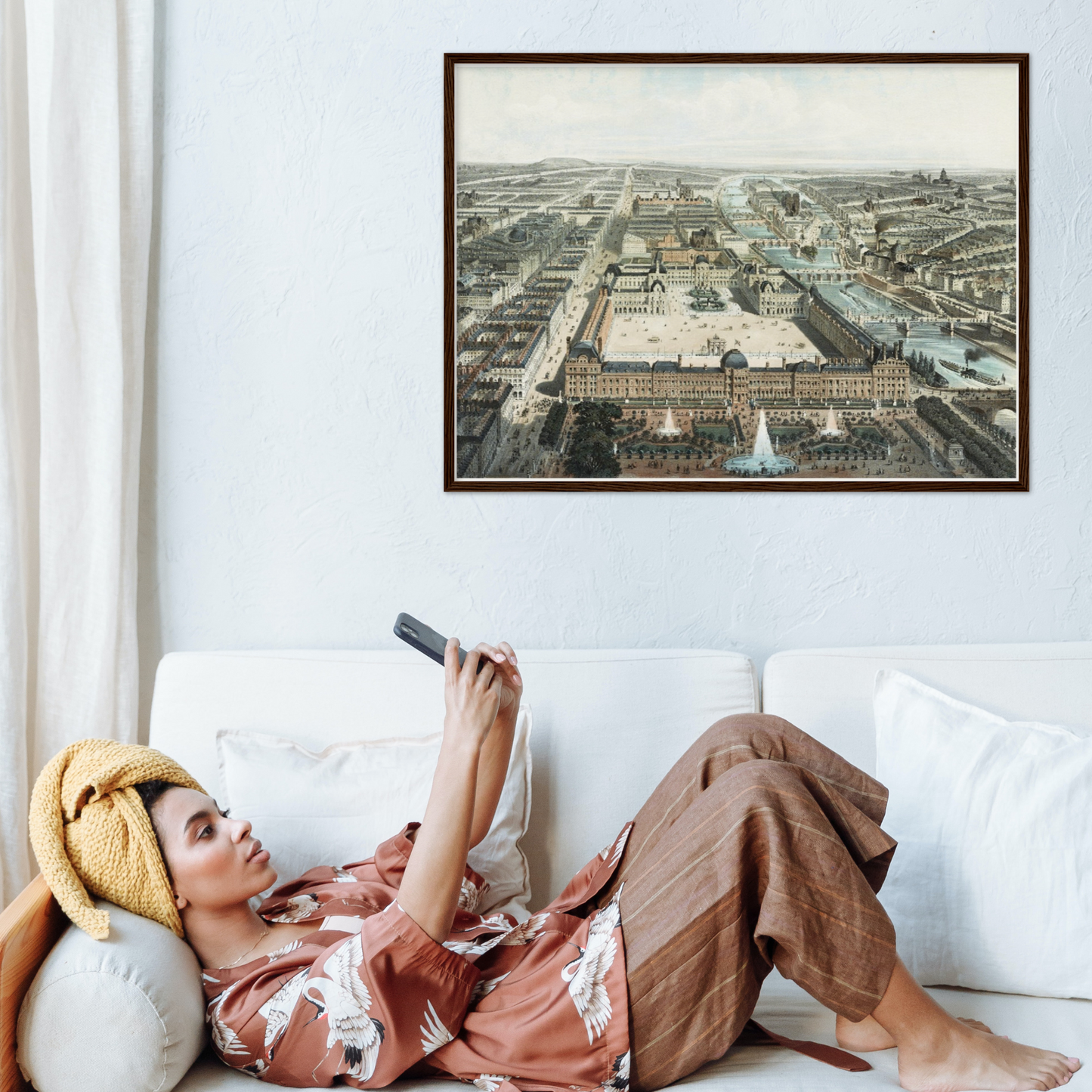 Historische Ansicht Paris um 1860