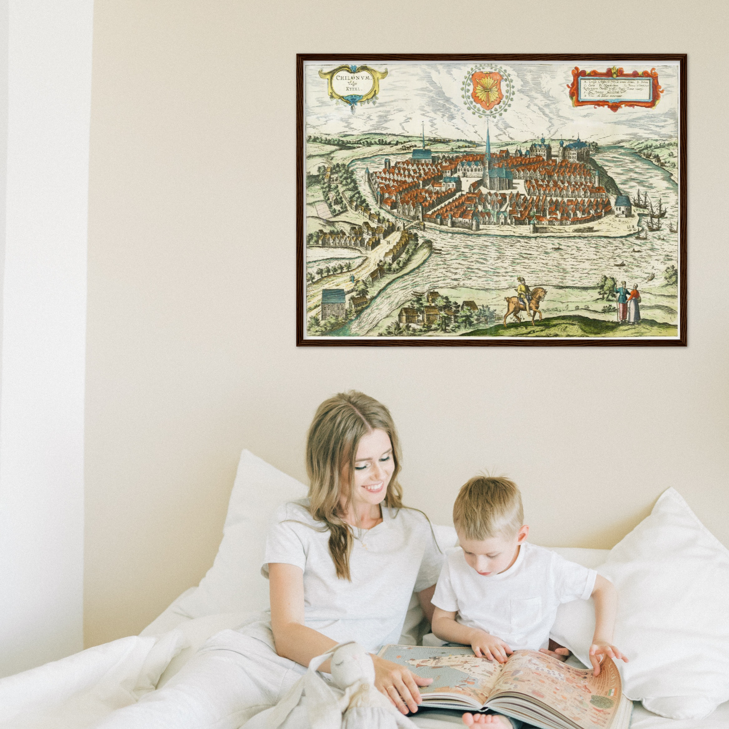 Historical city map  Test product horizontal 3 sizes