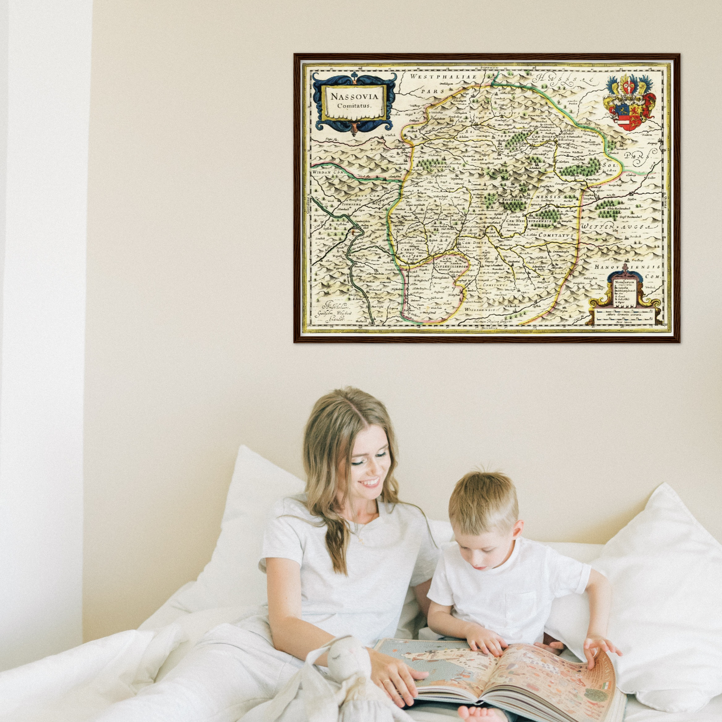 Historical city map Test product horizontal 3 sizes