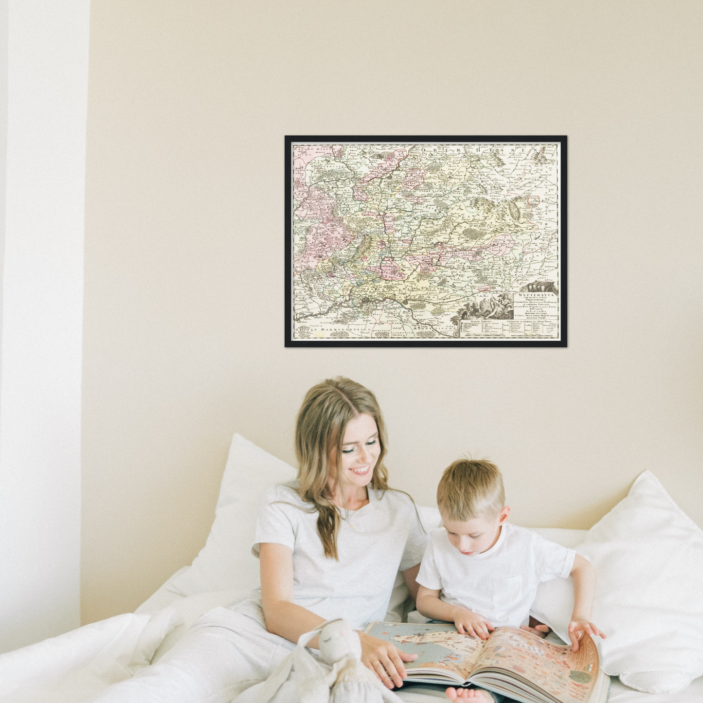 Historical city map Test product horizontal 3 sizes