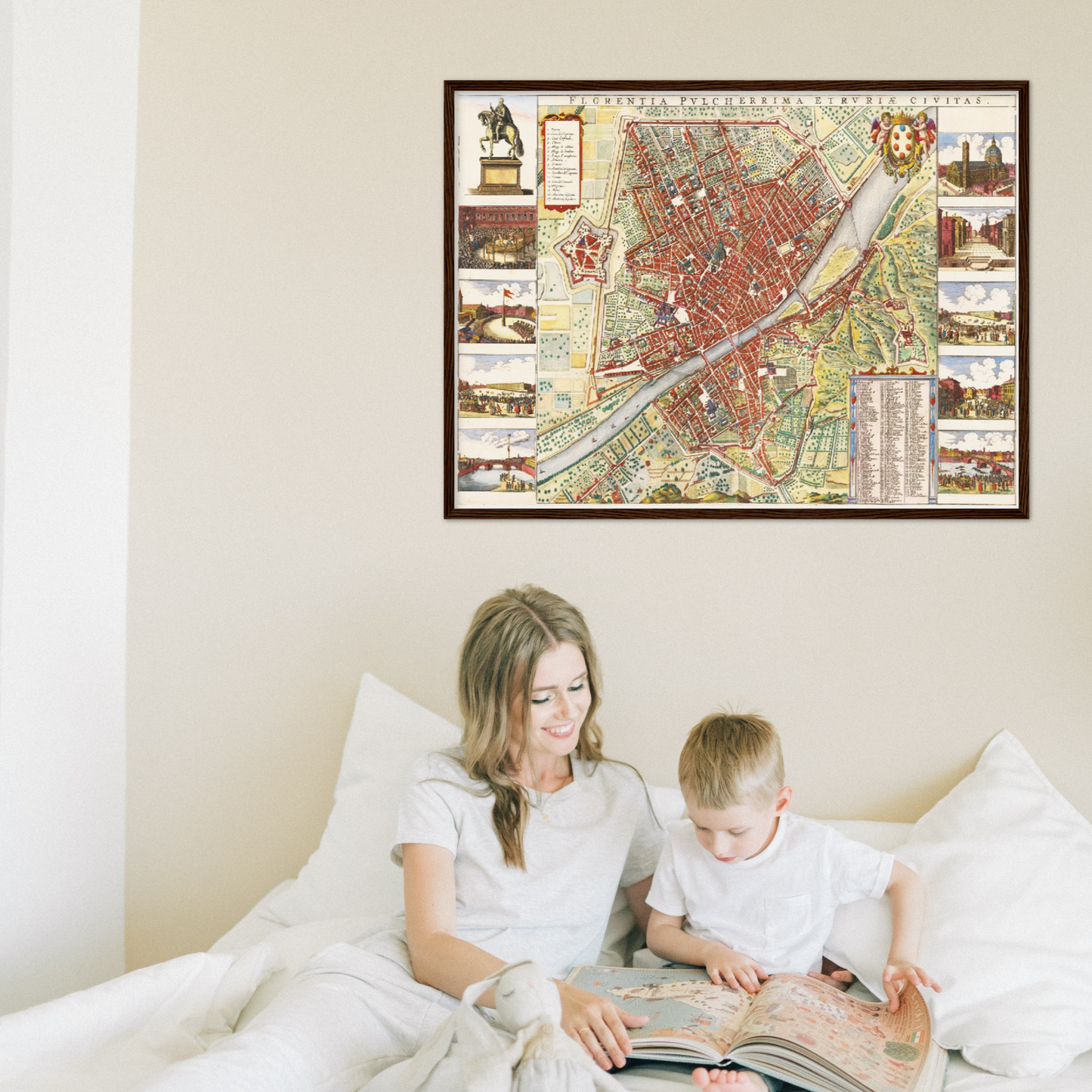 Historical city map Test product horizontal 3 sizes