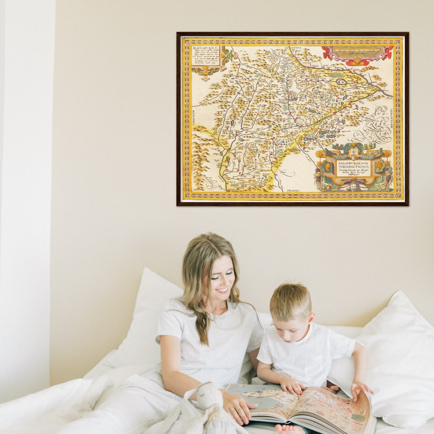 Historical city map Test product horizontal 3 sizes